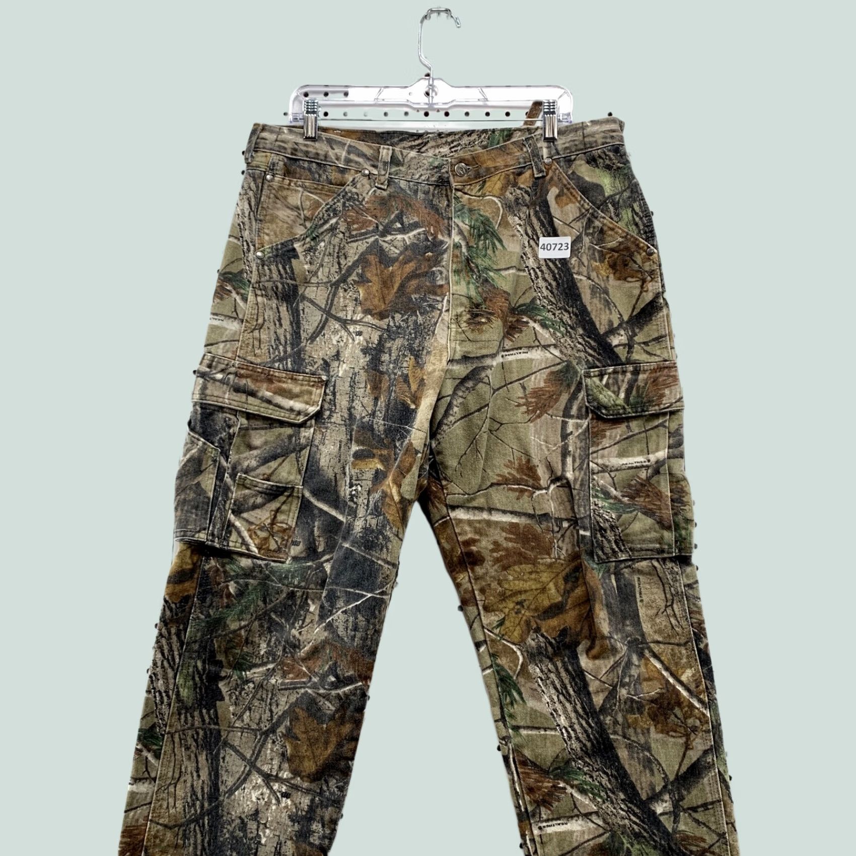 Wrangler Wrangler Cavas Camp Cargo Pant Mens Size 38x30 Camouflage Outdoor Jeans Size US 36 / EU 52 - 1 Thumbnail