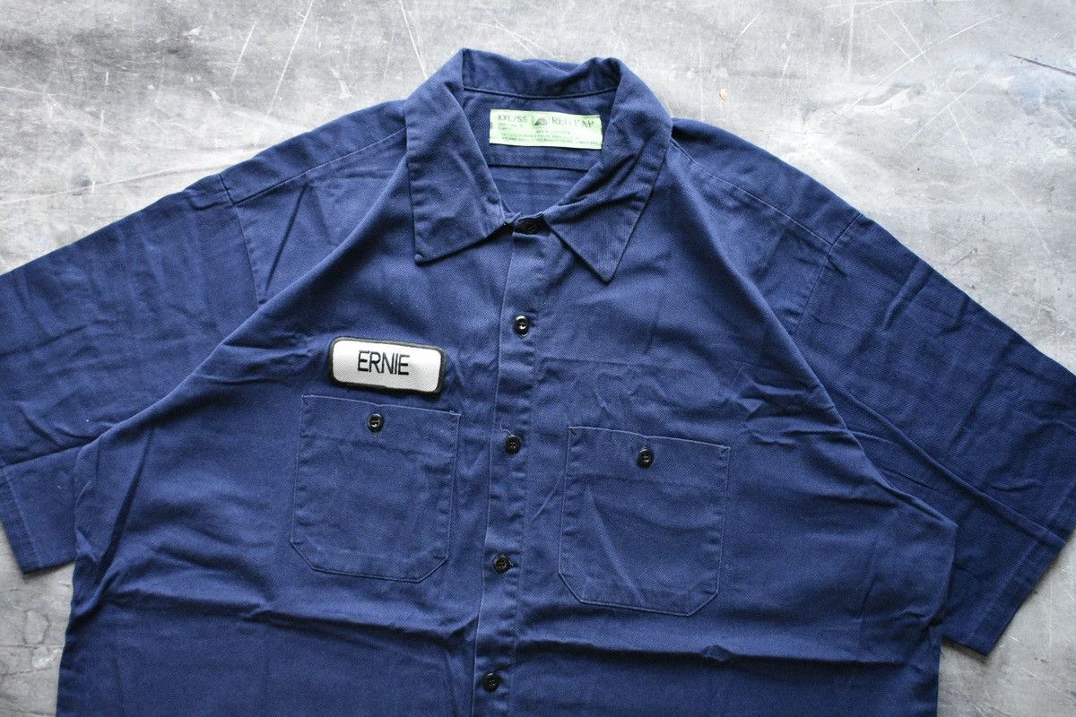 Vintage Vintage ‘Ernie’ Red Kap Mechanic Workwear Shirt (XXL) Size US XXL / EU 58 / 5 - 2 Thumbnail