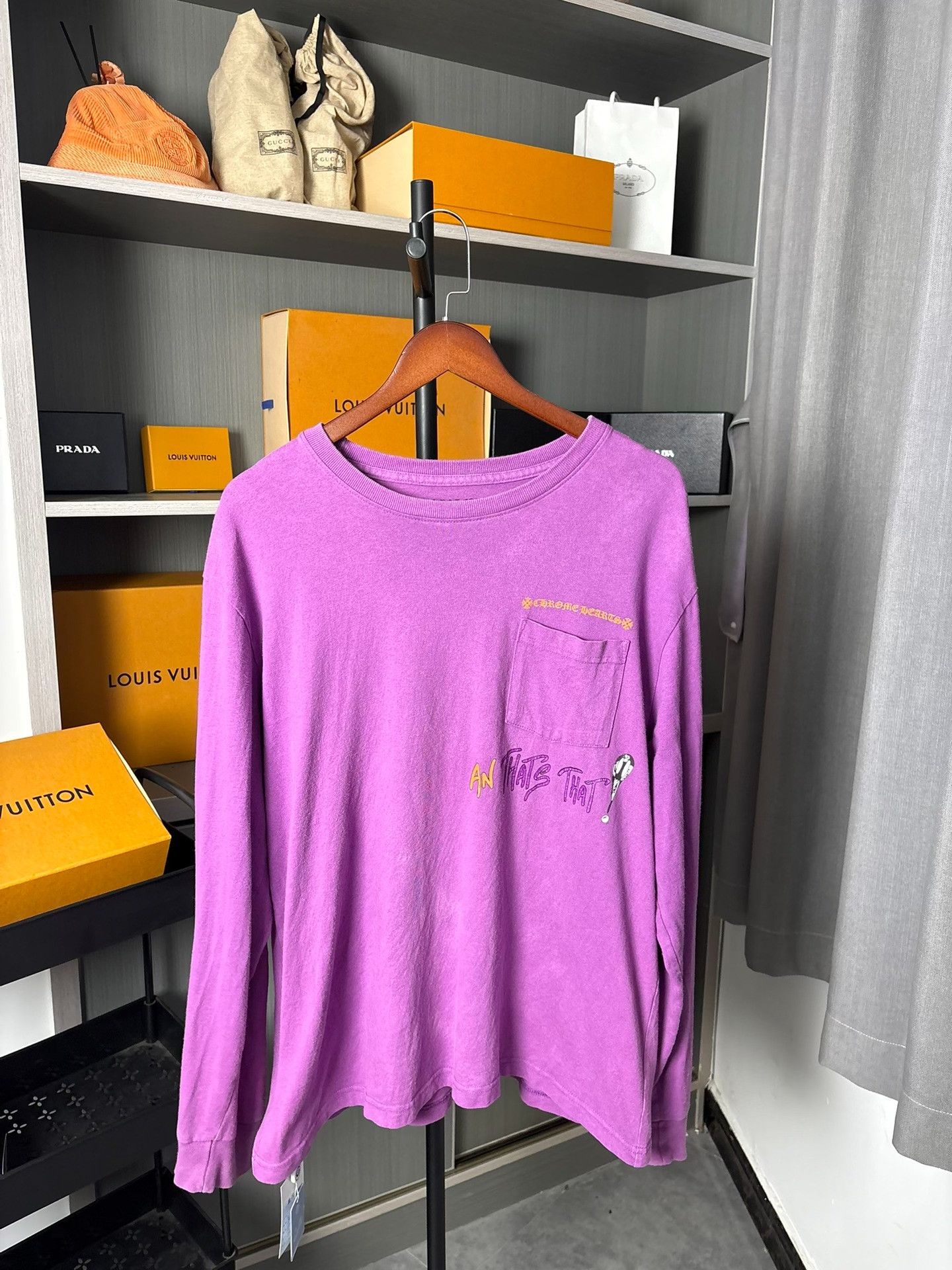 Chrome Hearts Chrome Hearts Collab Purple T-Shirt XL Men Size US XL / EU 56 / 4 - 1 Thumbnail