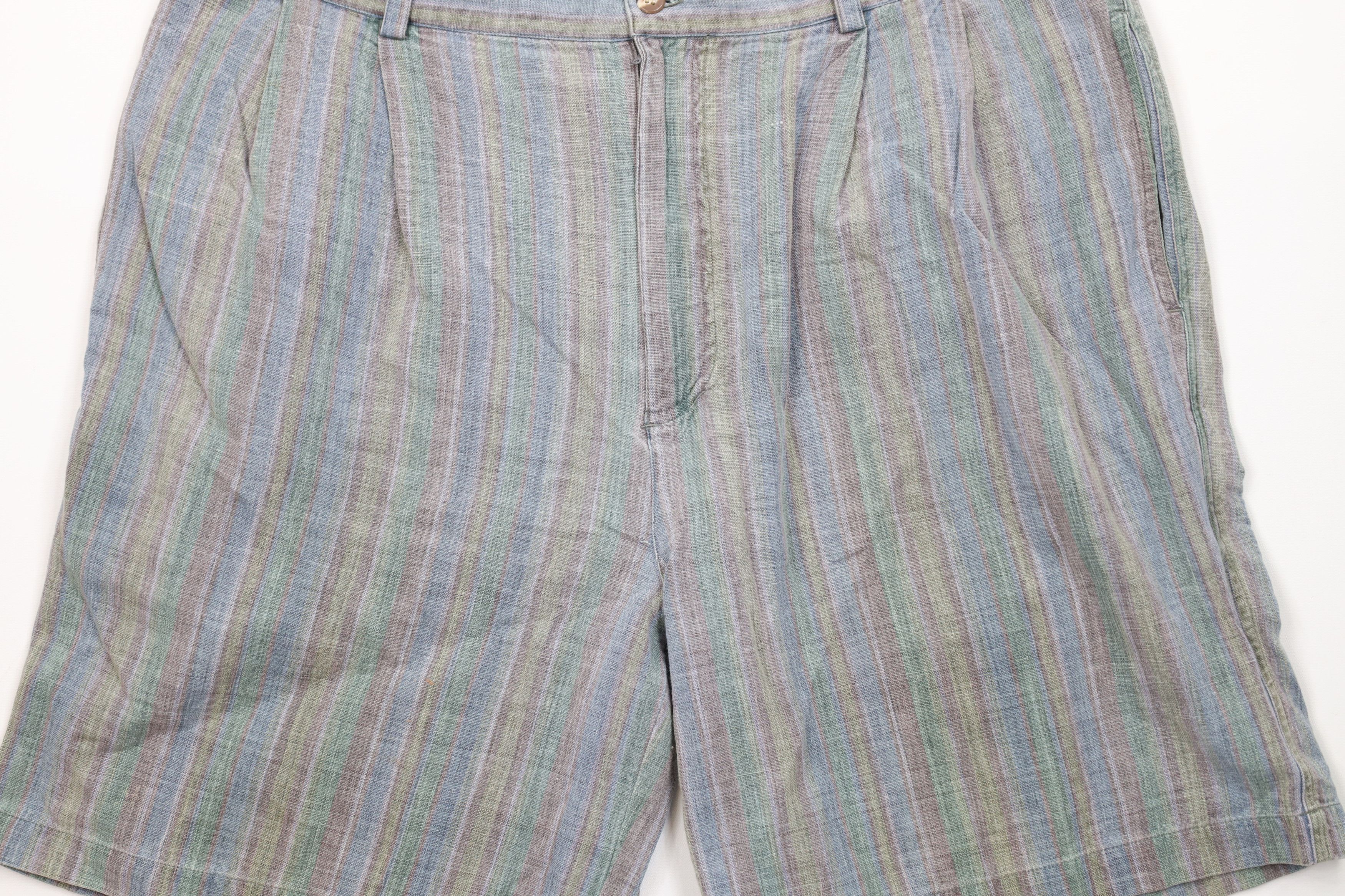 Woolrich Woolen Mills Vintage 90s Woolrich Rainbow Above Knee Chino Shorts Cotton Size US 36 / EU 52 - 3 Thumbnail