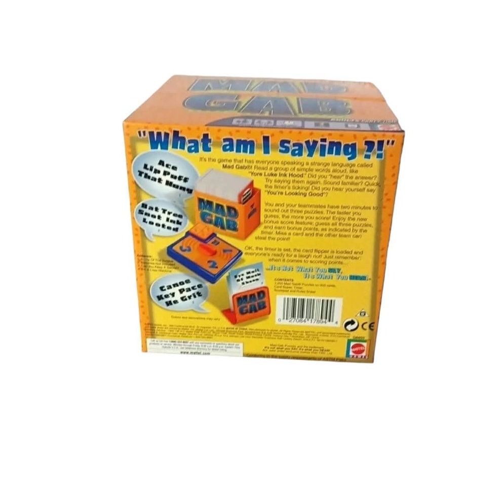 Other Mad Gab Game Adult Family Humor Word Party 100% COMPLETE Size ONE SIZE - 5 Thumbnail