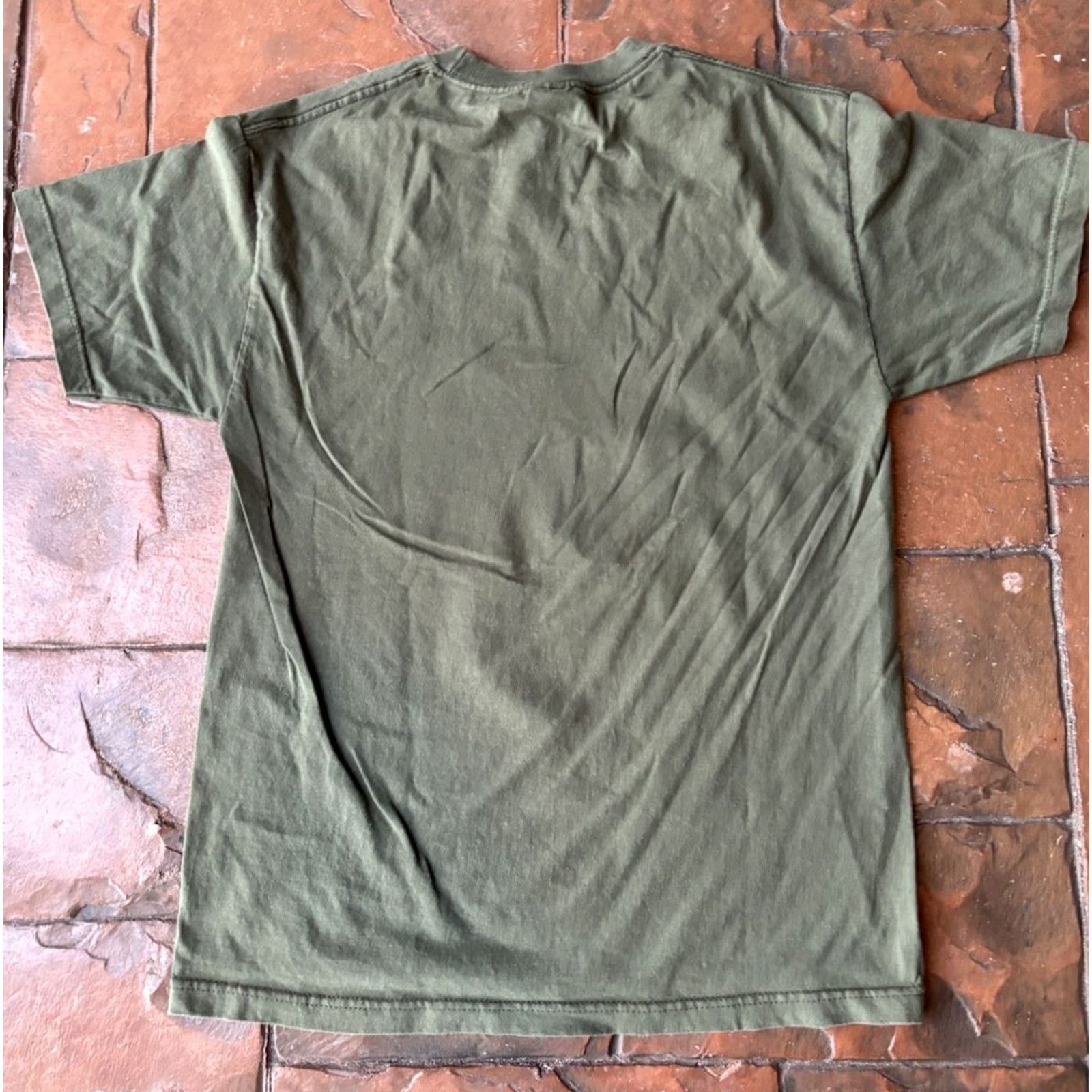 Vintage VINTAGE United States Marine Corps Bulldog T-Shirt Large Army Camouflage Cotton Alstyle Apparel & Activewear Men T-Shirt 90s Retro USA Size US L / EU 52-54 / 3 - 3 Thumbnail
