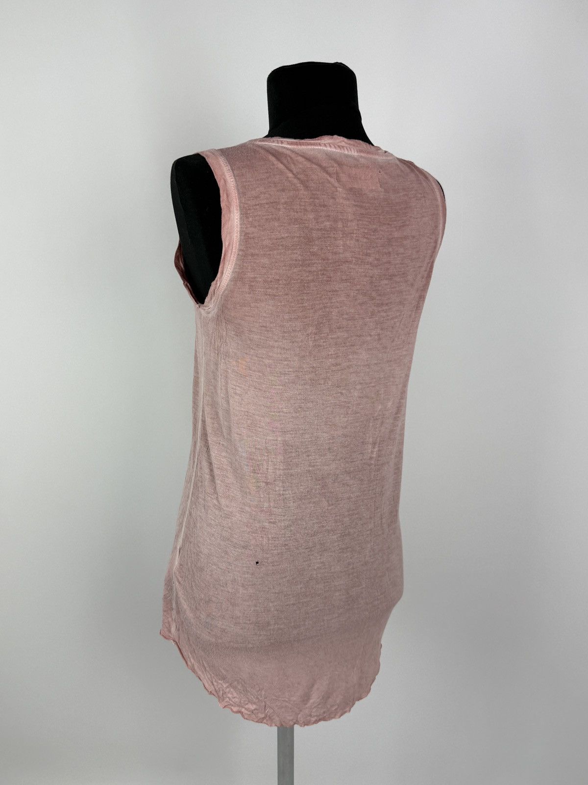 Diesel Y2K Vintage Diesel Distressed Sequin Logo Dyed Pink Tank Top Size S / US 4 / IT 40 - 2 Thumbnail