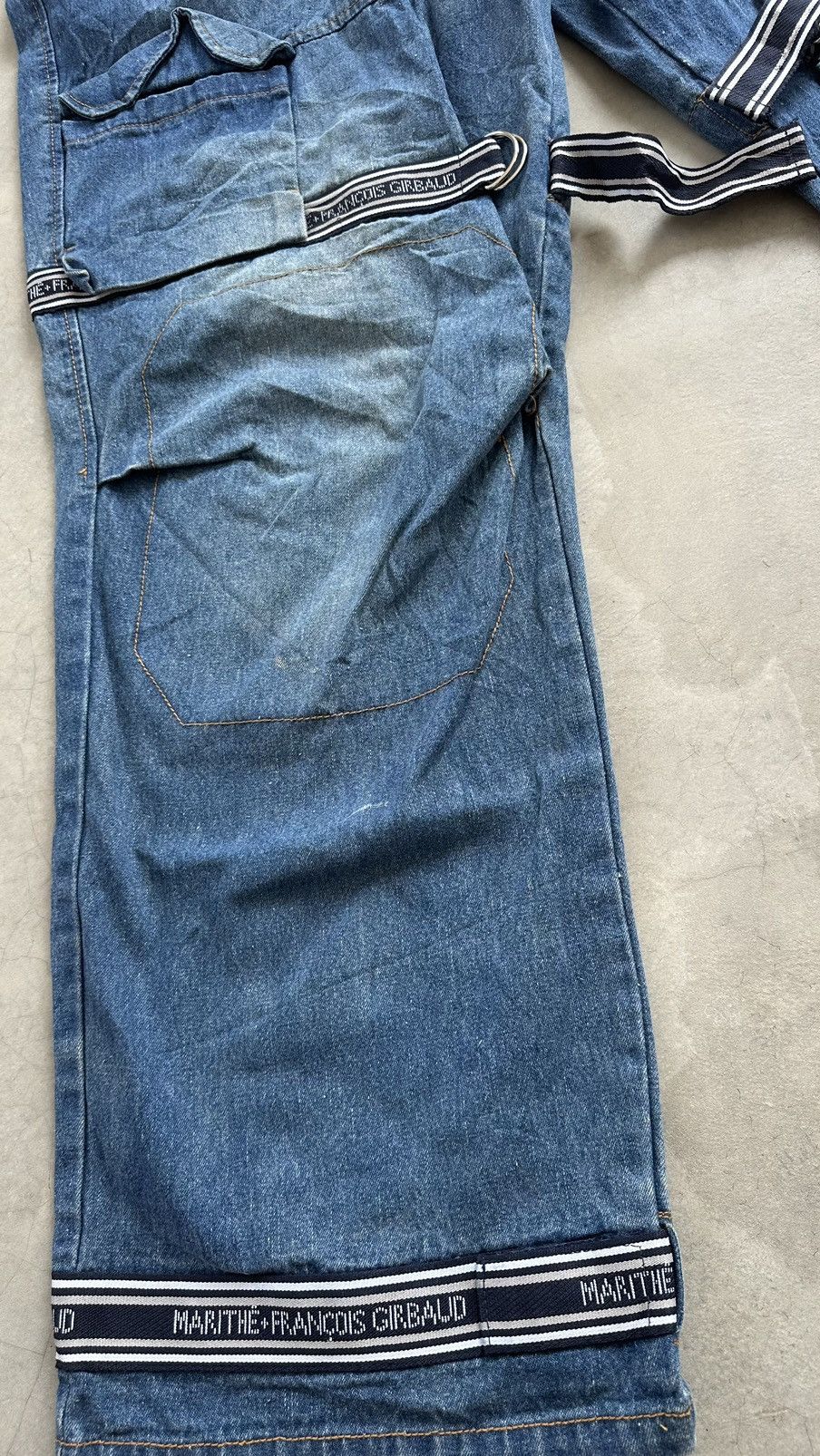 Marithe + Francois Girbaud VINTAGE MFG SHUTTLE CARGOS BAGGY JNCO PANT Size US 42 / EU 58 - 3 Thumbnail