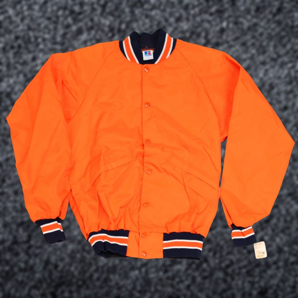 Russell Athletic VINTAGE Russell Athletic Varsity Jacket Men S Orange 80s 90s College University NCAA USA VTG Final Four March Madness Band Collar New Tags Photos? Size US S / EU 44-46 / 1 - 1 Thumbnail