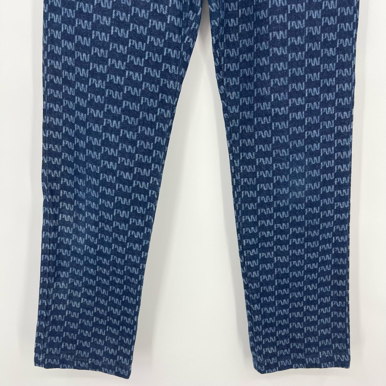 Paloma Wool Paloma Wool | Keira PW All Over Logo Printed Straight Jeans Size 27" / US 4 / IT 40 - 12 Thumbnail