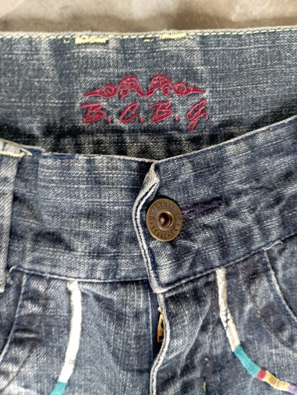 Tornado Mart Super Flare Jeans Black Stone Wash B.C.B.G Bootcut Jeans Size US 28 / EU 44 - 8 Thumbnail