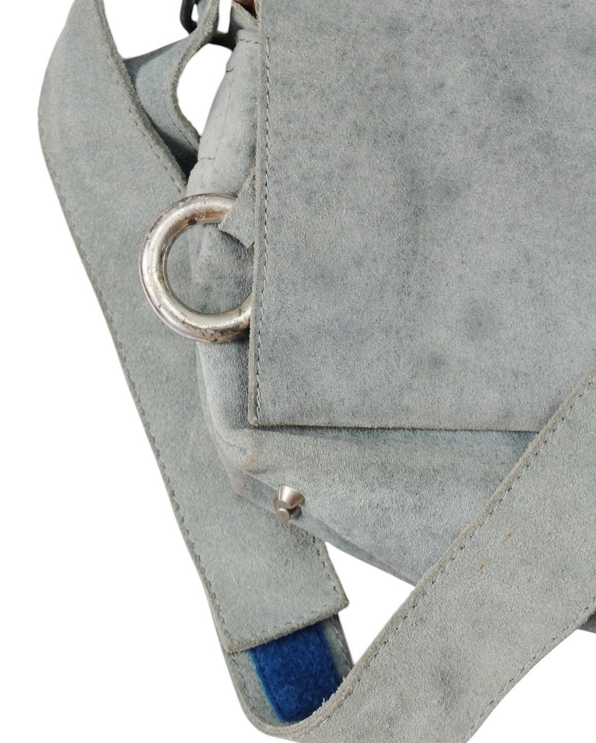 Designer 2000S SEQUOIA PARIS SUEDE SHOULDER BAG - MINT GREEN Size ONE SIZE - 11 Thumbnail