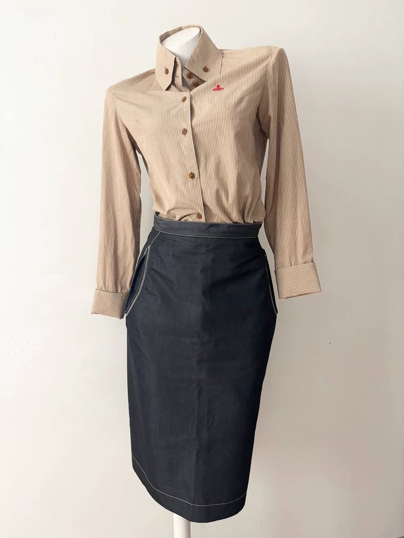 Other Vivienne Westwood SizeUK12/US8 Two-piece denim half-length Size 22" - 1 Thumbnail