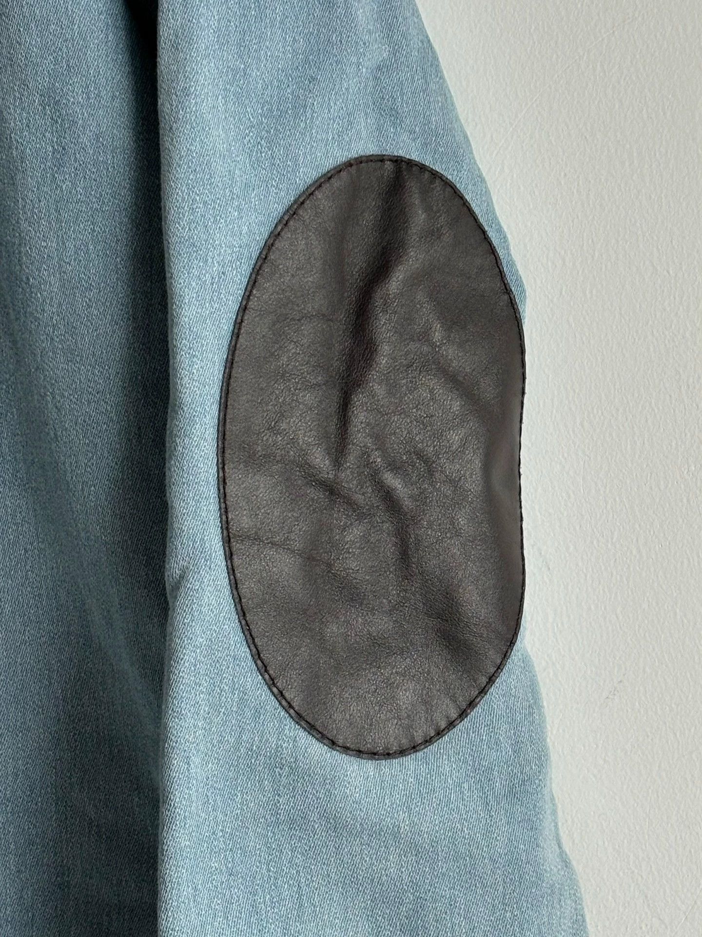 Maison Margiela Blue Sweatshirt with Elbow Patches Size M Size US M / EU 48-50 / 2 - 4 Thumbnail