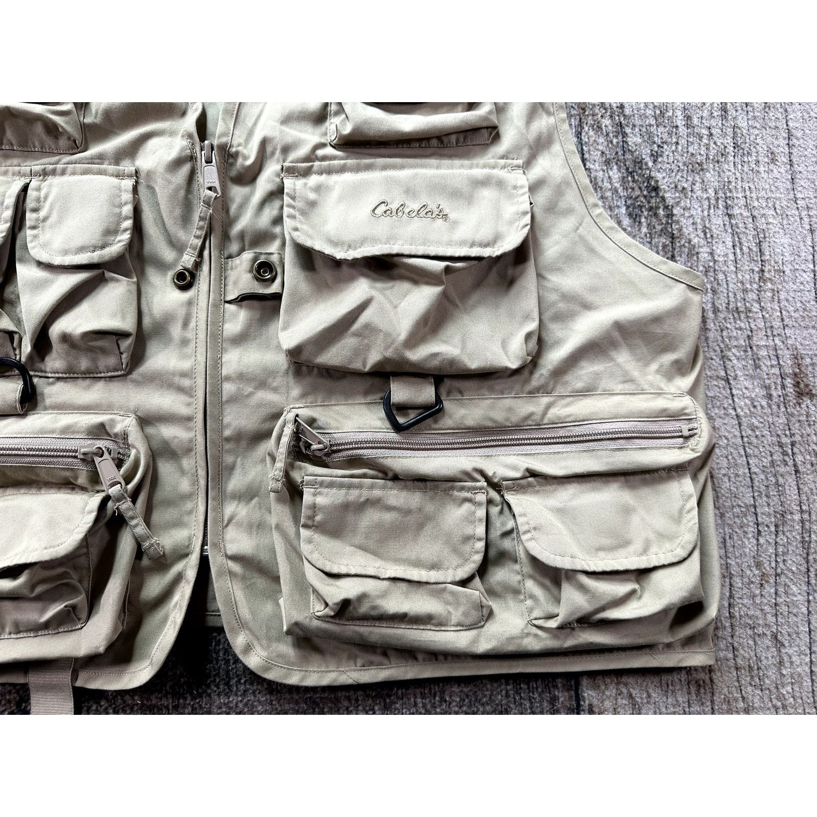 Cabelas Cabelas Vest Mens Large Tan Fly Fishing Willow Creek Hunting Size US L / EU 52-54 / 3 - 4 Thumbnail