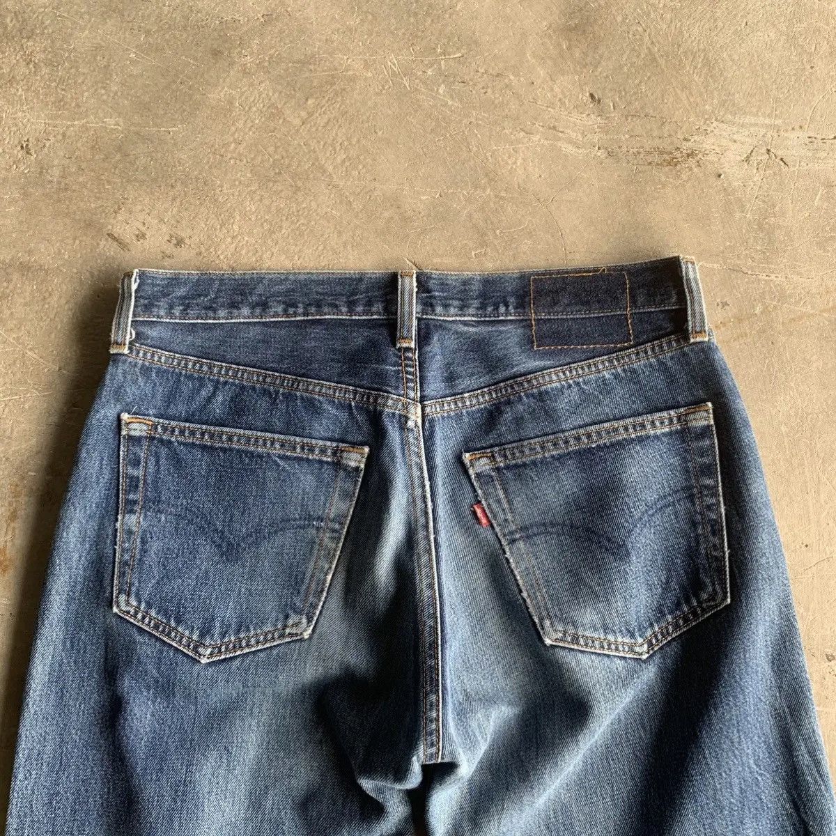 Levi's 1990’s Vtg Levi’s 501 Distressed Denim Ankle Pants Size US 31 - 11 Thumbnail
