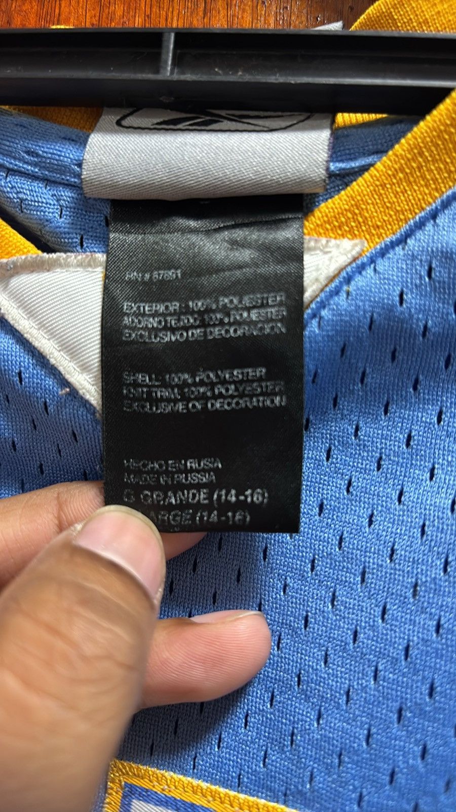 NBA Reebok X NBA Denver Nuggets Size US M / EU 48-50 / 2 - 2 Thumbnail