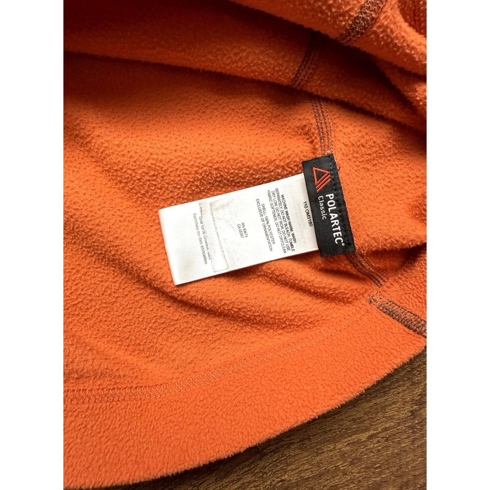 Mountain Hardwear Mountain Hardwear Men L Orange Fleece 1/4 Zip Pullover Polartec Lightweight Shirt Adult Large Orange Logo Pattern 90s Hunting Outdoor Travel Mens Size US L / EU 52-54 / 3 - 6 Thumbnail