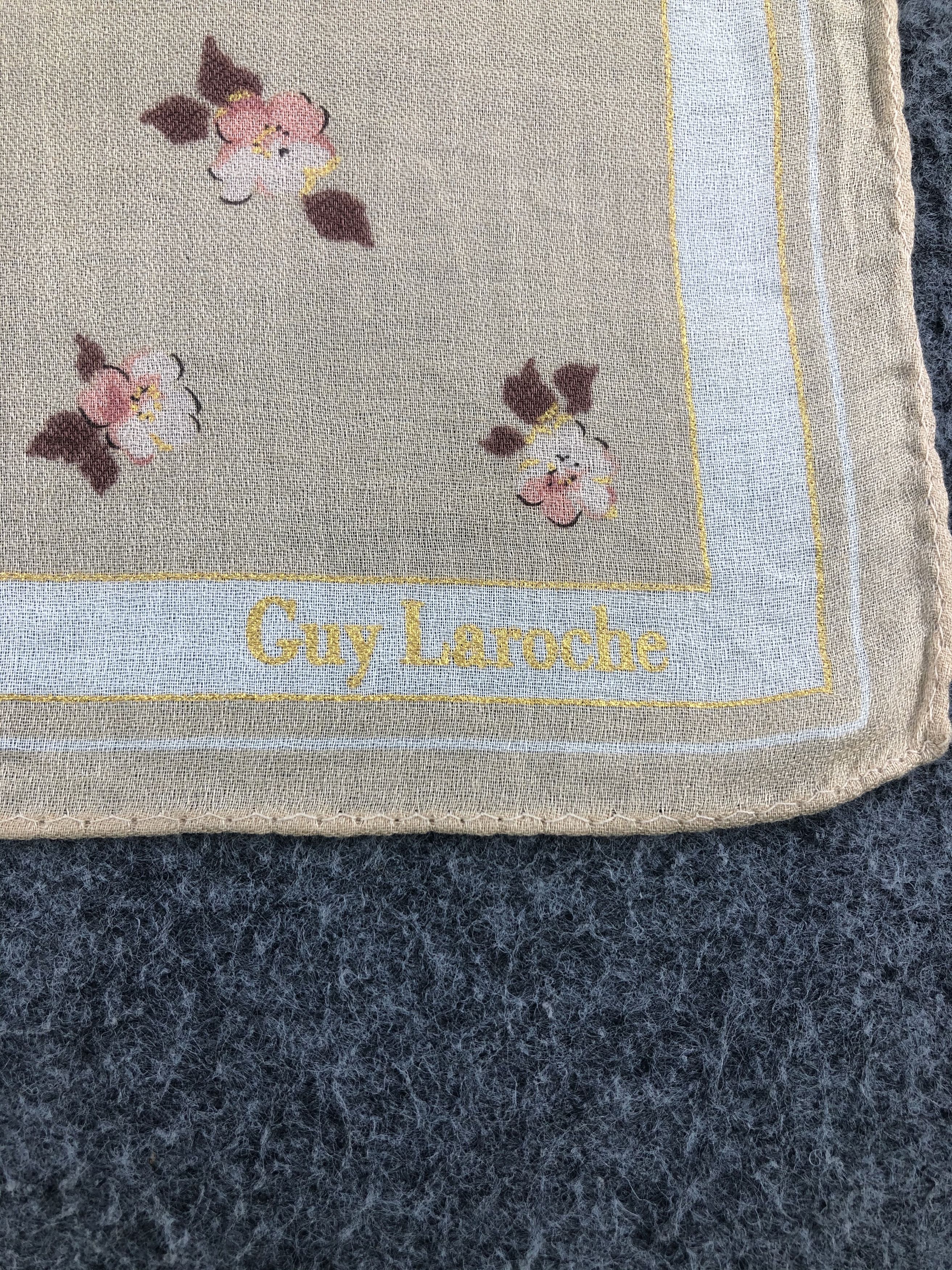 Guy Laroche × Vintage Guy Laroche Handkerchief / Bandana / Neckerchief Size ONE SIZE - 5 Thumbnail