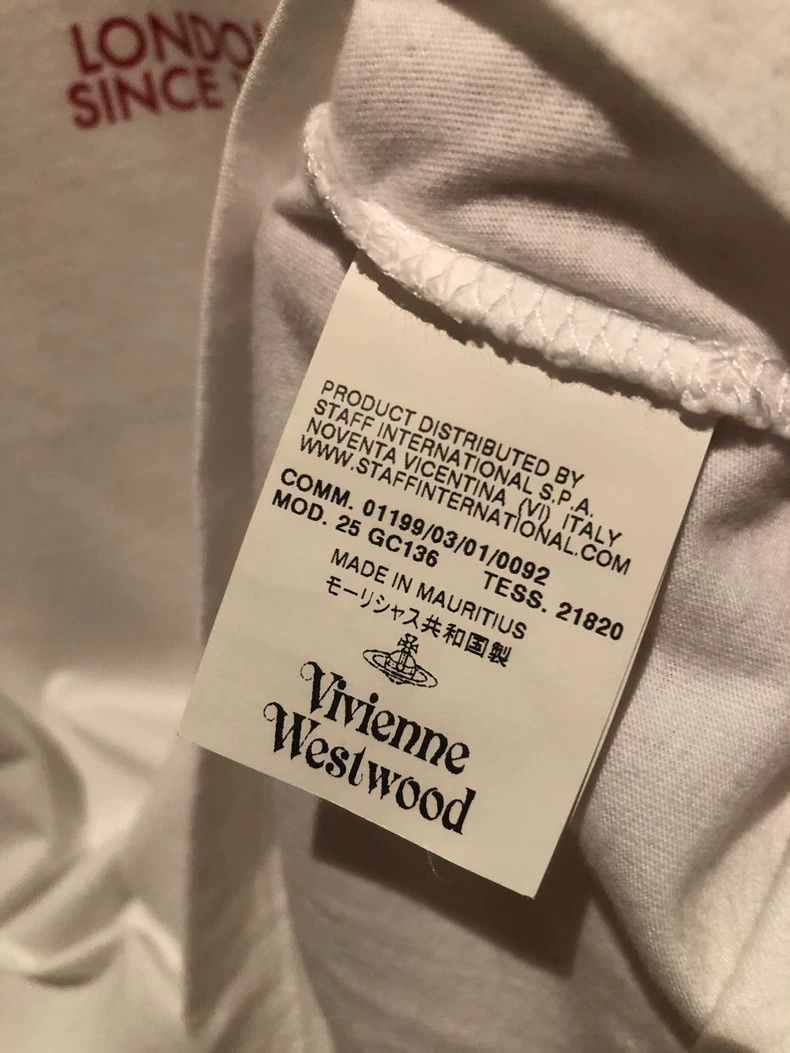 Vivienne Westwood Vivienne Westwood Saturn T-shirt Size L / US 10 / IT 46 - 6 Thumbnail