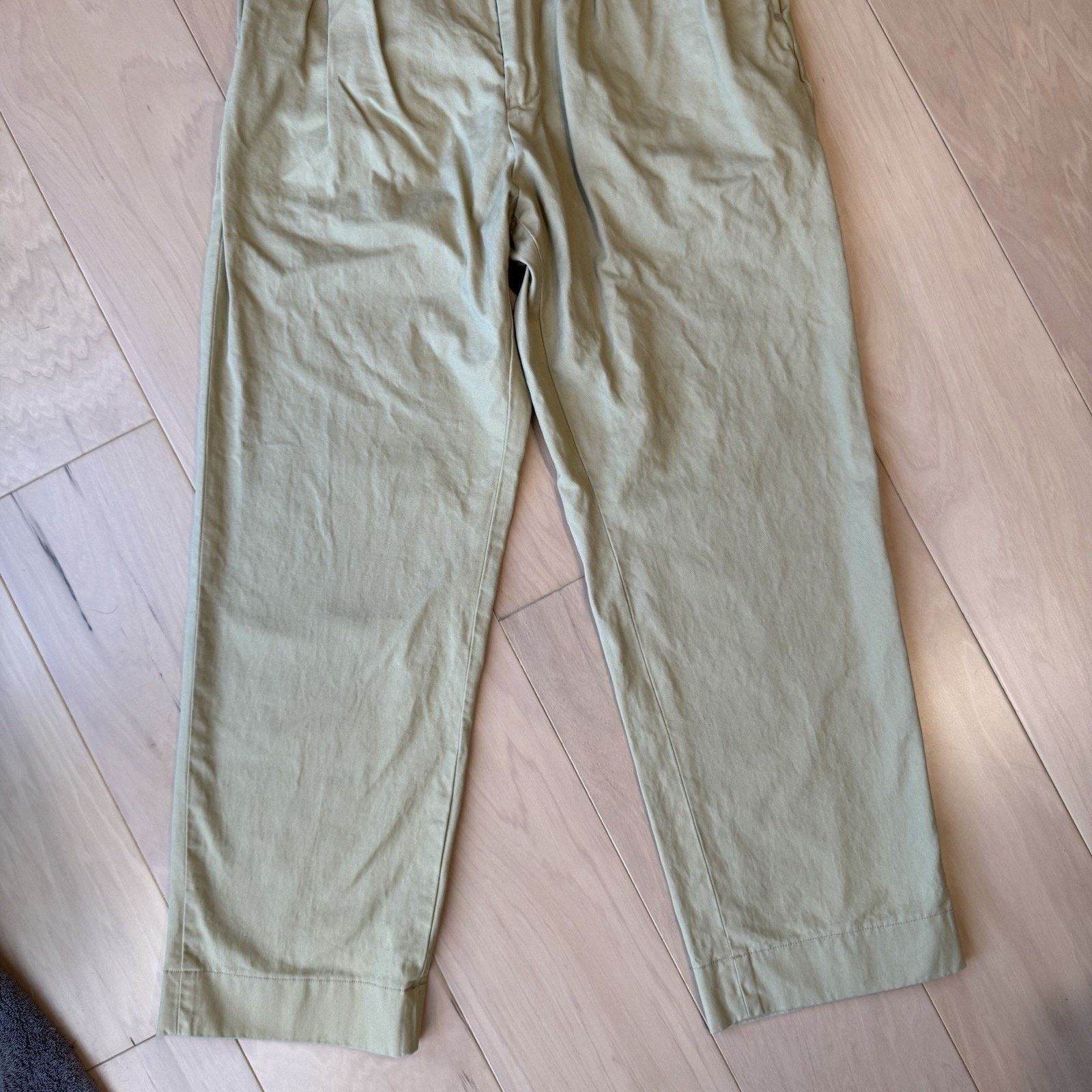 Other Non Stock Pleated Pants Khaki Military Minimalist New York Size US 29 - 4 Thumbnail