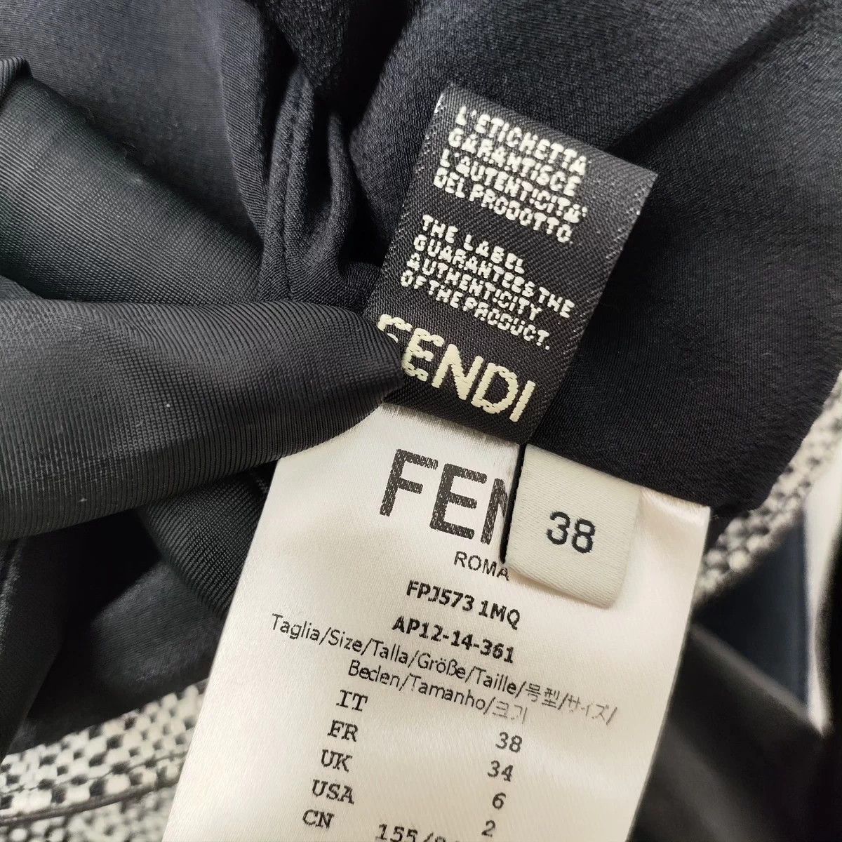 Fendi Fendi leather jacket 38 black Size S / US 4 / IT 40 - 3 Thumbnail