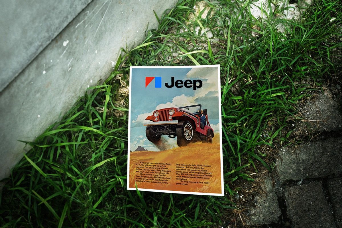 Other Retro Vintage Jeep Poster Size ONE SIZE - 2 Thumbnail