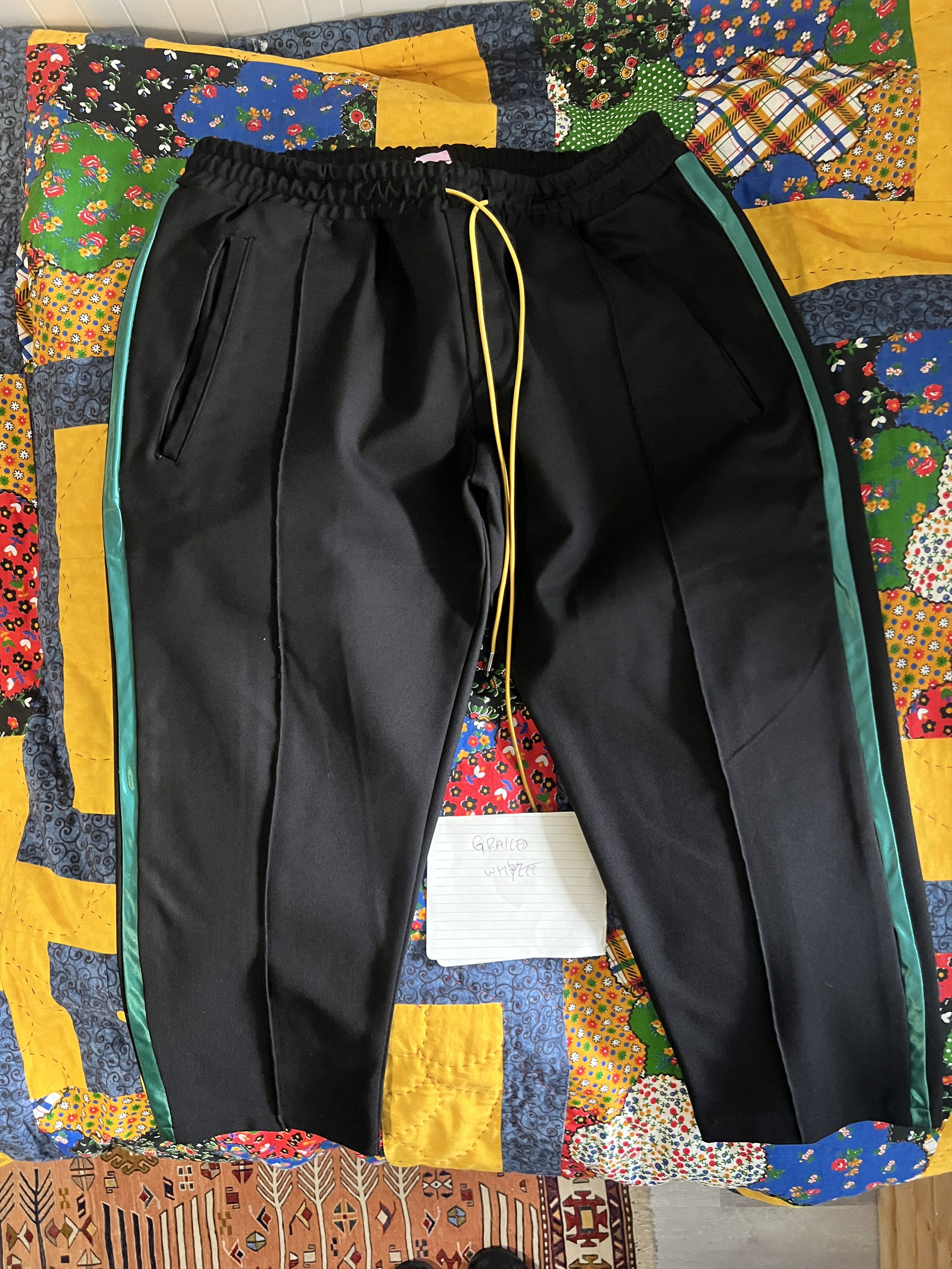 Rhude XL | Rhude Traxedo Pants - Green Stripe Size US 36 / EU 52 - 2 Thumbnail