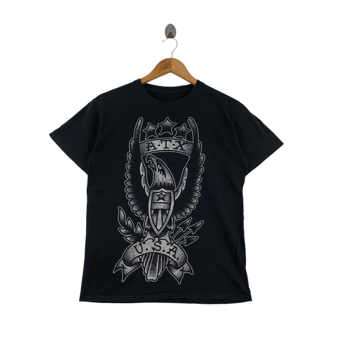 Vintage Vintage MATT MORREN Tattoo Tee Shirt Austin Tx Usa Size US M / EU 48-50 / 2 - 1 Thumbnail