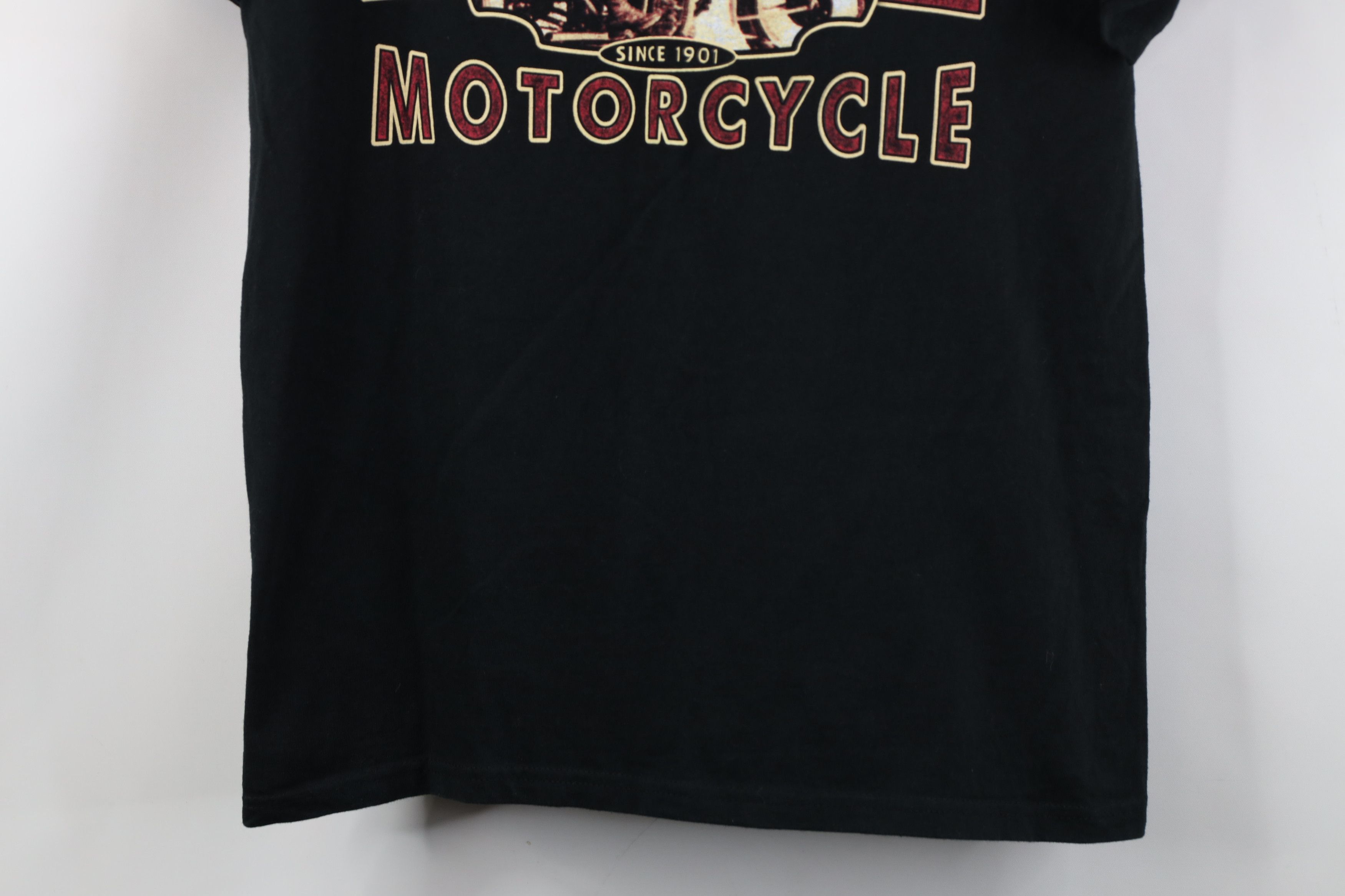 Vintage Vintage 90s Y2K Indian Motorcycle Spell Out T-Shirt Black Size US M / EU 48-50 / 2 - 3 Thumbnail