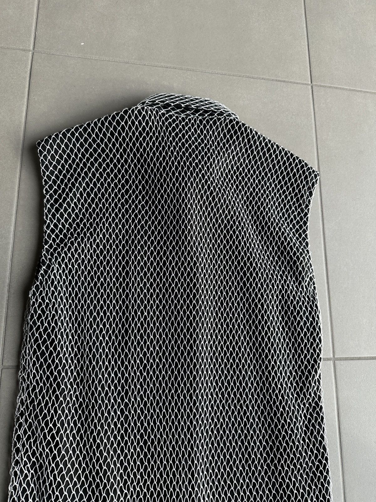 Dior × Hedi Slimane Dior Homme SS04 "Strip" mesh net button up Size US M / EU 48-50 / 2 - 11 Thumbnail