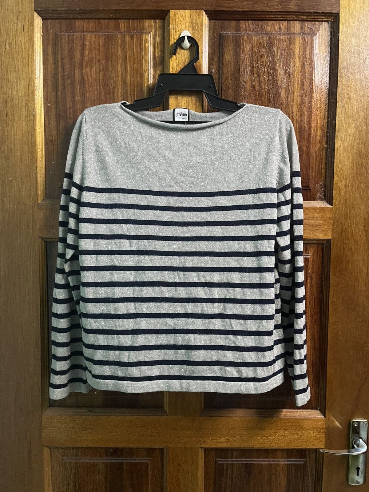 Jean Paul Gaultier Rare Jean Paul Gaultier Striped Knit Lamè Wool Size M / US 6-8 / IT 42-44 - 1 Thumbnail