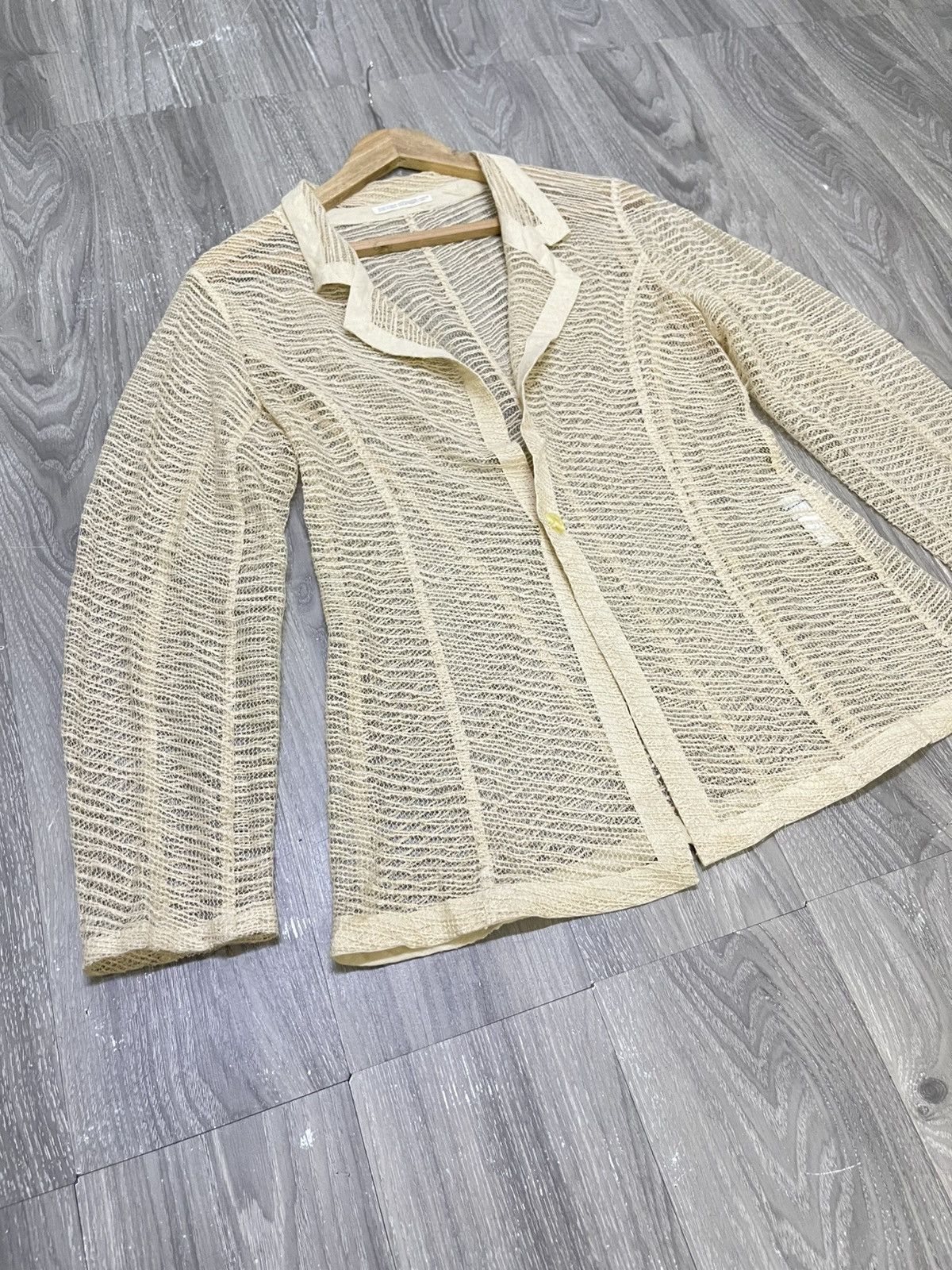 Yohji Yamamoto Yohji Yamamoto Mesh Cardigan Size M / US 6-8 / IT 42-44 - 15 Thumbnail