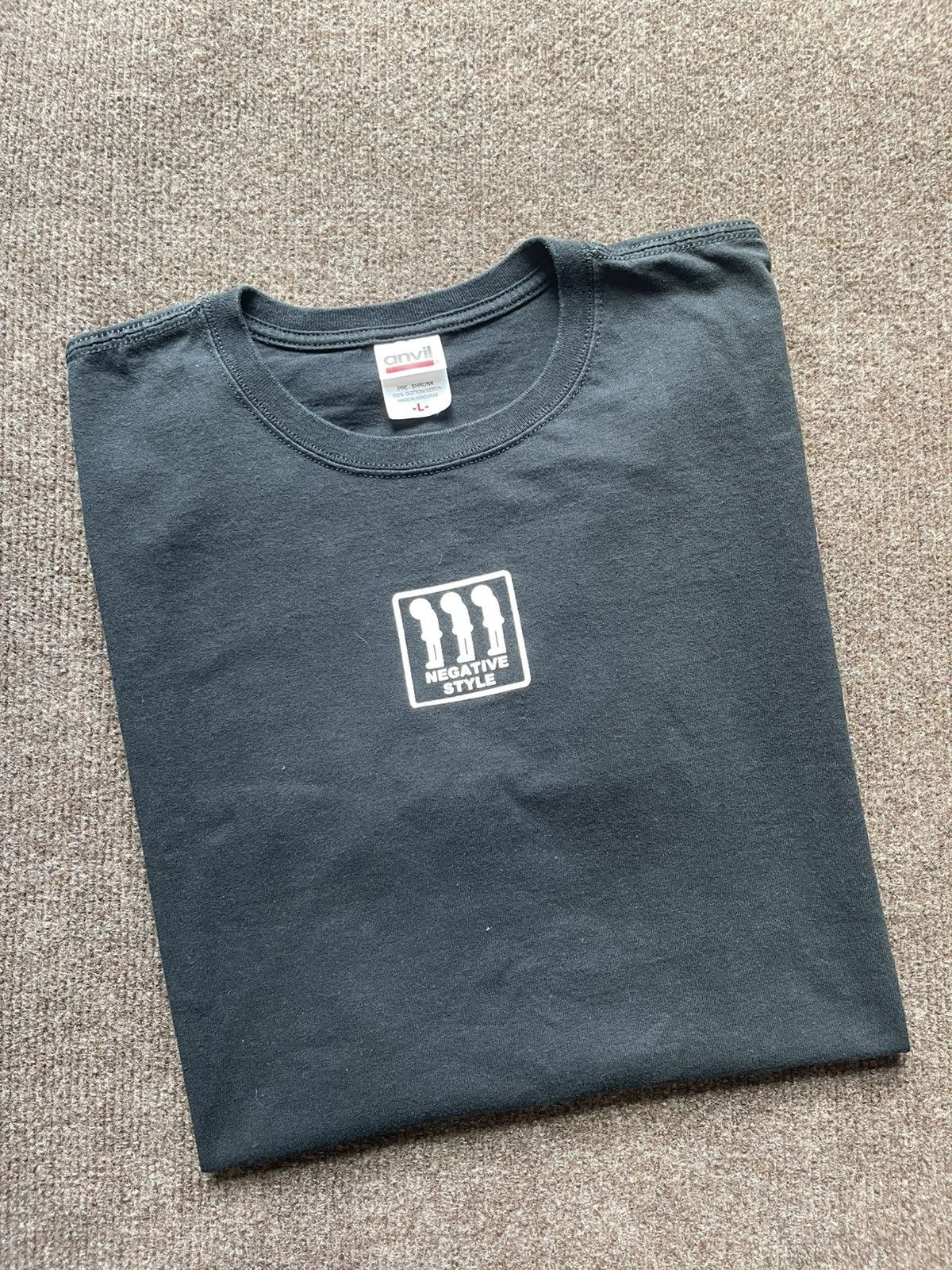 Japanese Brand Vintage Y2K Negative Style Kanji Word T Shirt L Size US L / EU 52-54 / 3 - 1 Thumbnail