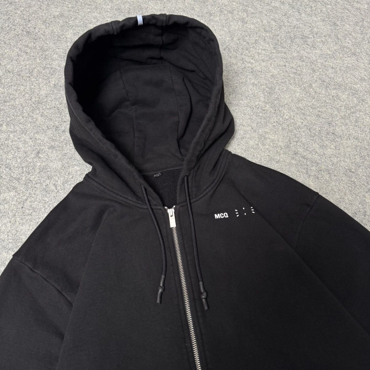 Alexander McQueen Alexander McQueen Black Relaxed Zip Hoodie Size US L / EU 52-54 / 3 - 3 Thumbnail