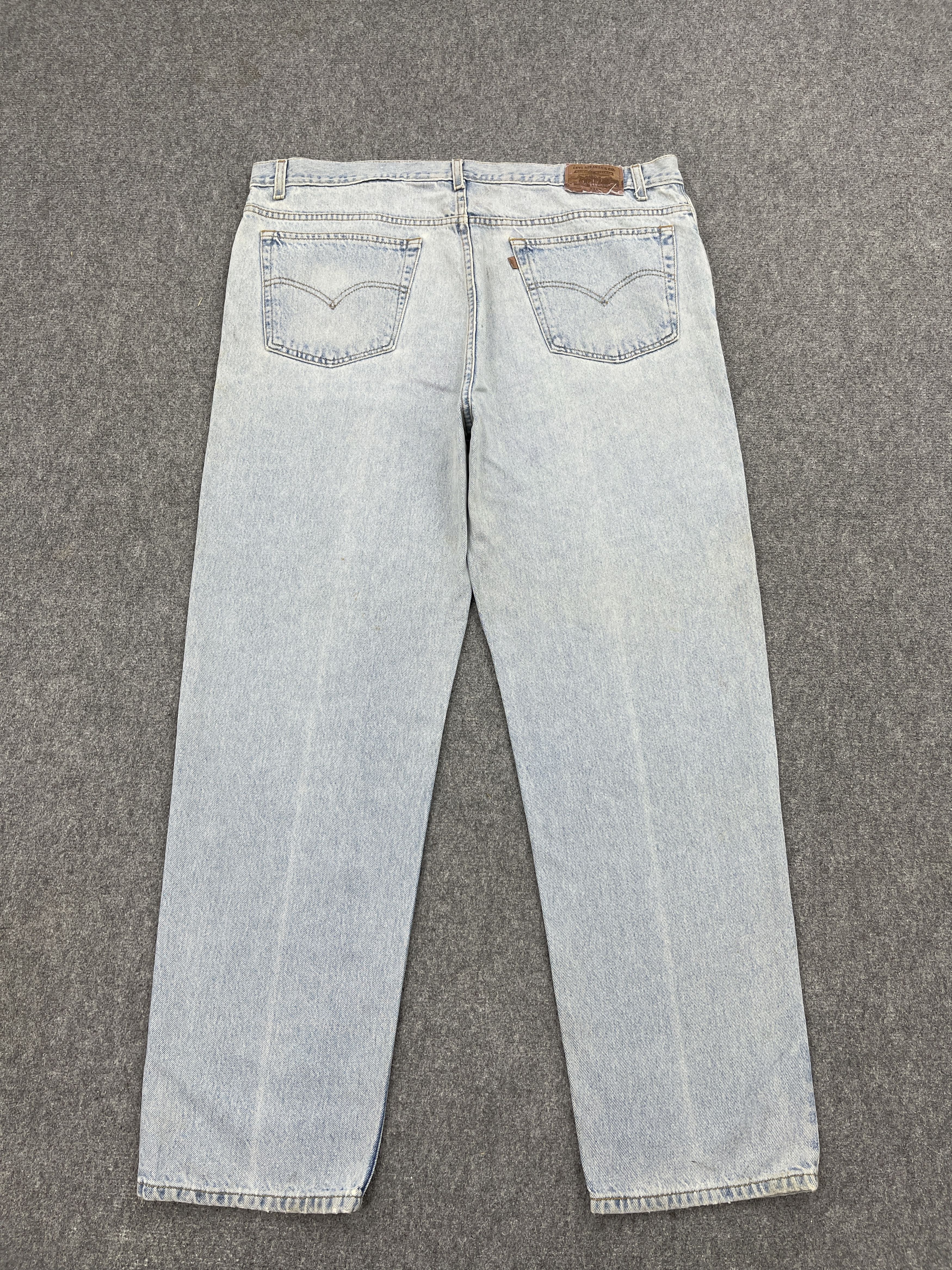 Levi's 90s Vintage Levis 540 Relaxed Light Washed Jeans DP2499 Size US 42 / EU 58 - 3 Thumbnail