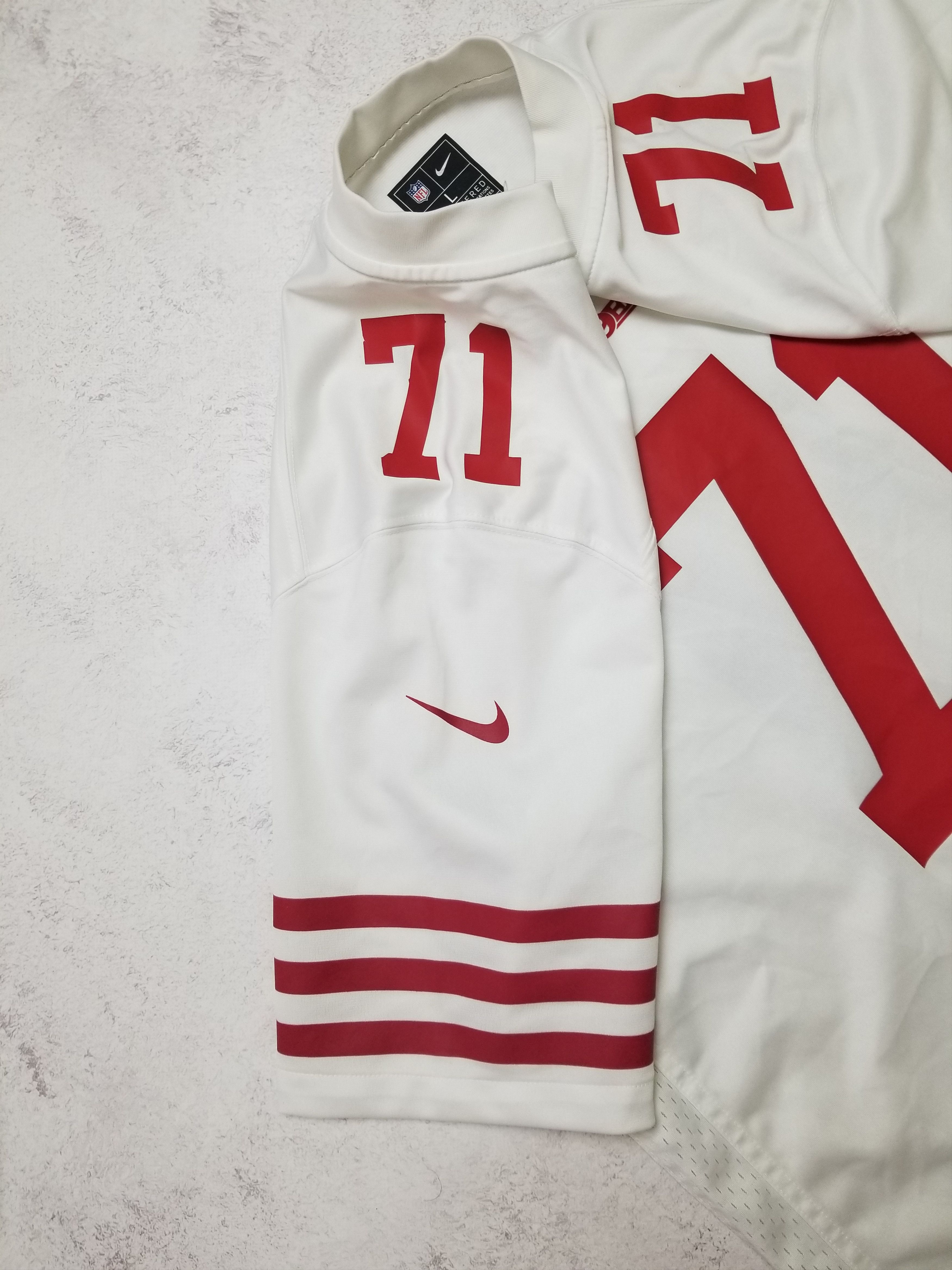 Nike San Francisco 49ers Williams #71 NFL Road Game Jersey Size US XL / EU 56 / 4 - 22 Thumbnail