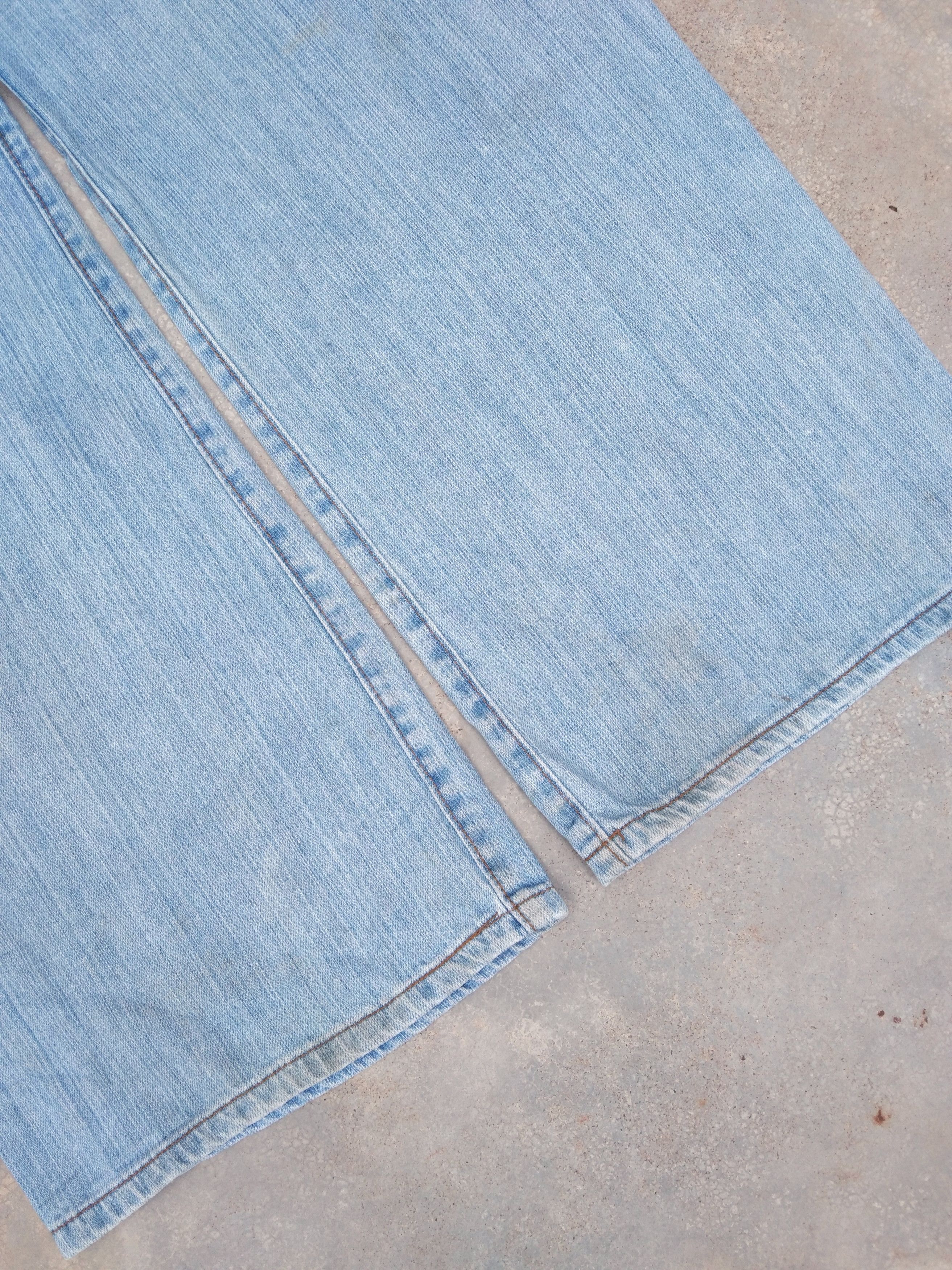 Jean × Vintage Azzure Jean Balenciaga Style Inspired Loose Straight Leg Size US 34 / EU 50 - 3 Thumbnail