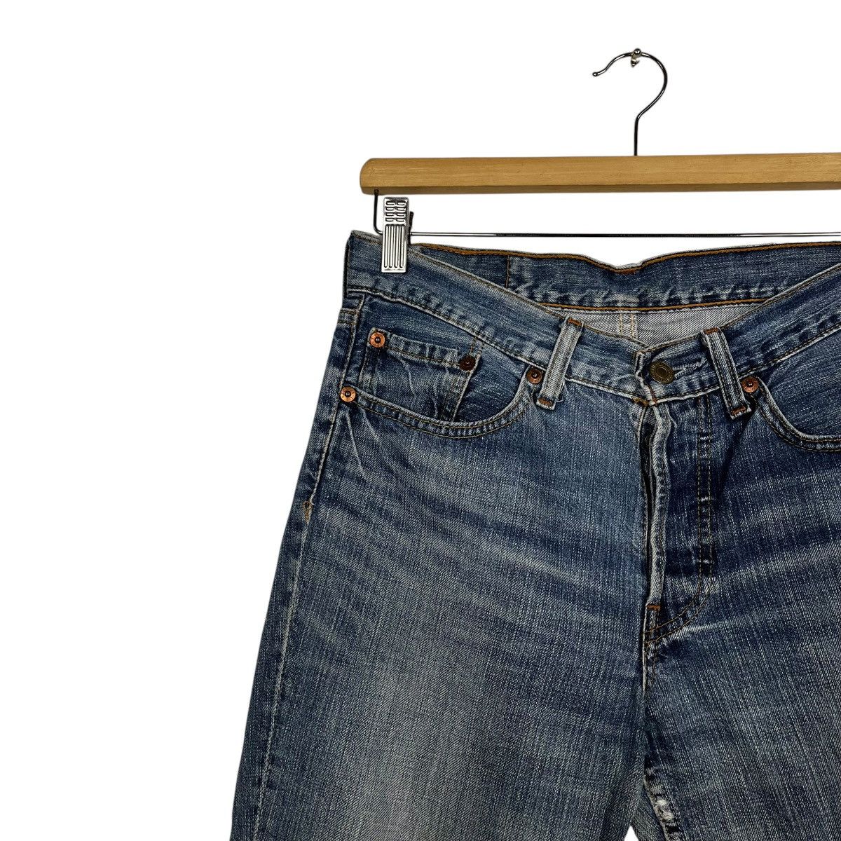 Levi's Vintage Y2k Levis 501 Denim Jeans Size 30" / US 8 / IT 44 - 6 Thumbnail