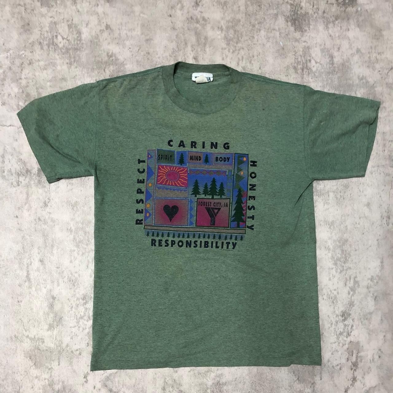 Other Green vintage 90s Winona, Minnesota graphic tee tee Size US L / EU 52-54 / 3 - 1 Thumbnail