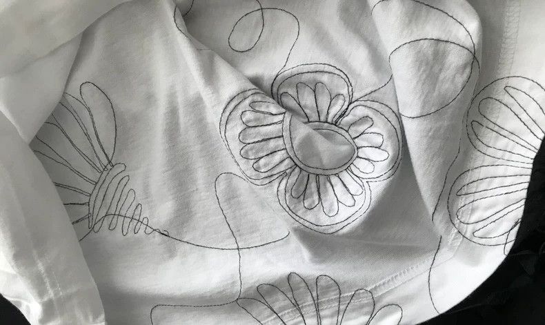 Comme des Garcons Comme Des Garcons Handmade floral cotton T-shirt 2502-Nex Size S / US 4 / IT 40 - 8 Thumbnail