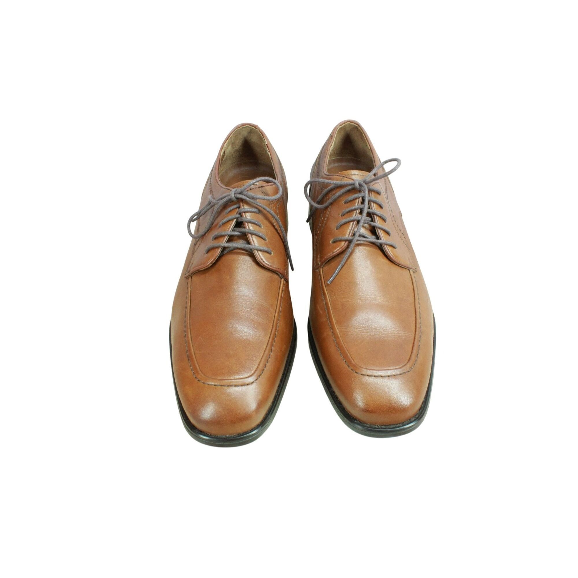 Johnston & Murphy Johnston and Murphy Men's Brown Leather Casual Dress Shoes Size US 8.5 / EU 41-42 - 5 Thumbnail