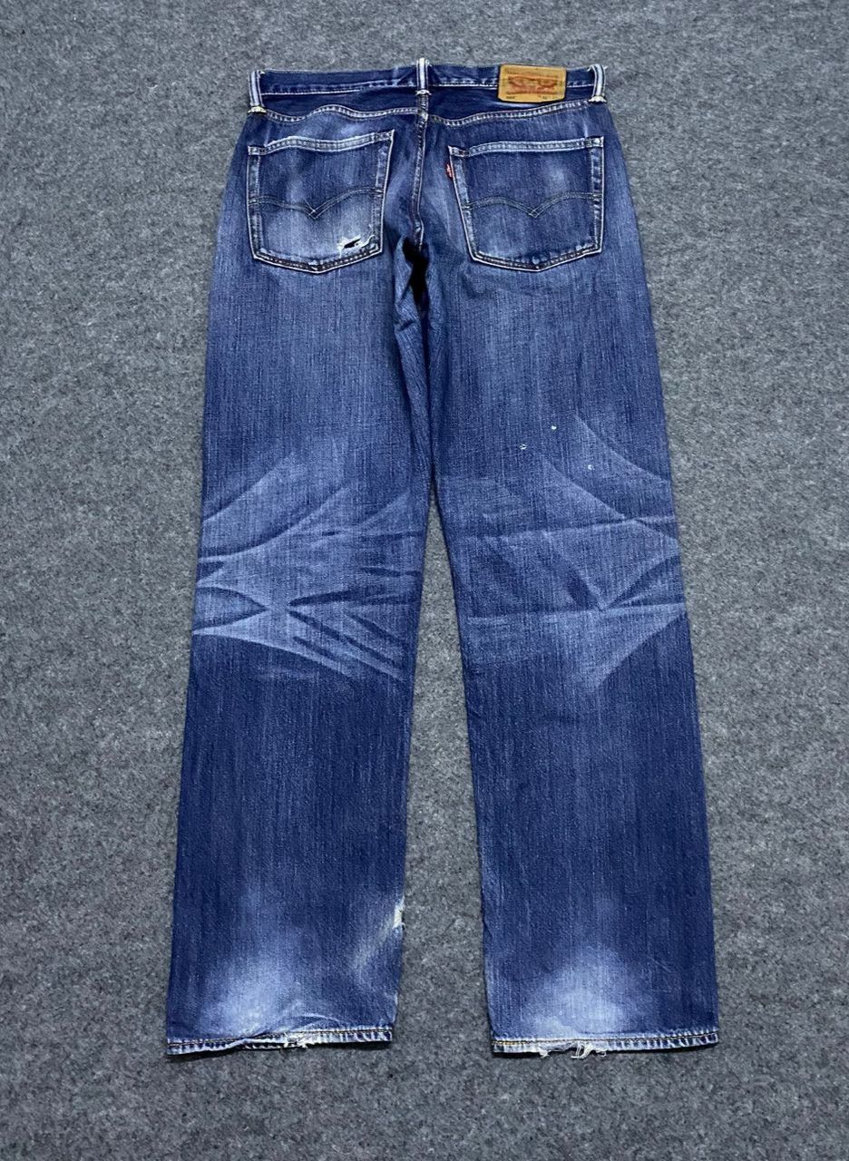 If Six Was Nine 💥Vintage Levis 503 Distressed Denim Kurt Cobain Style Size US 33 - 2 Thumbnail