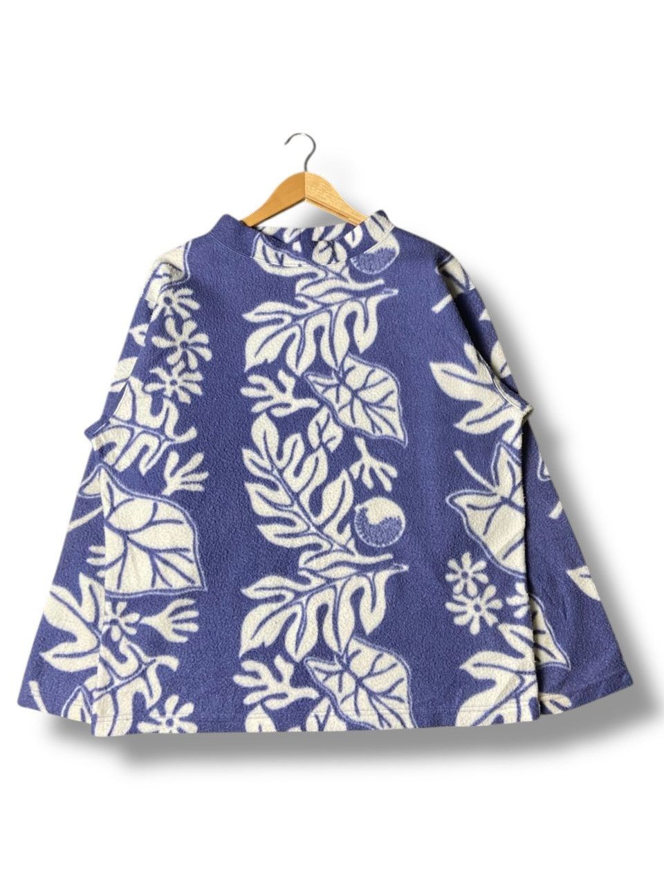 Japanese Brand LA2 Deux Brand Printed Fleece Pullover Sweater (154) Size US S / EU 44-46 / 1 - 1 Thumbnail