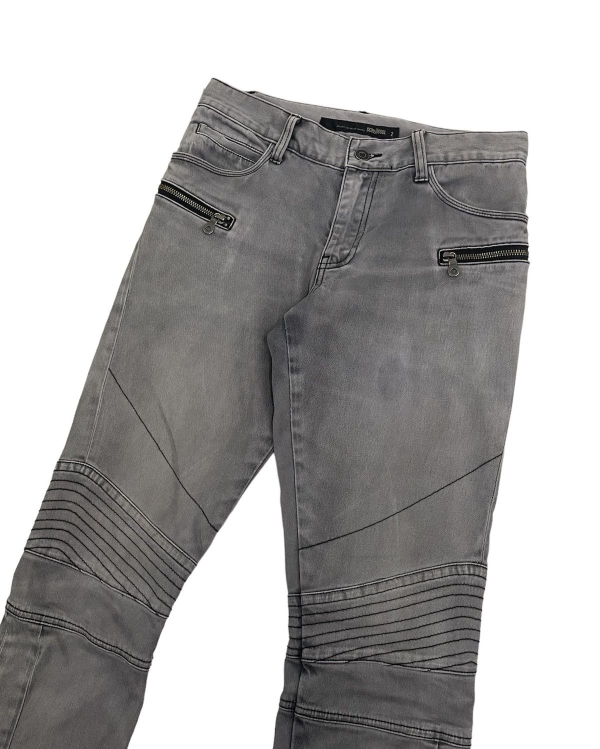 Japanese Brand × Schlussel Schlussel Japan Biker Distressed Jeans Size US 30 / EU 46 - 3 Thumbnail