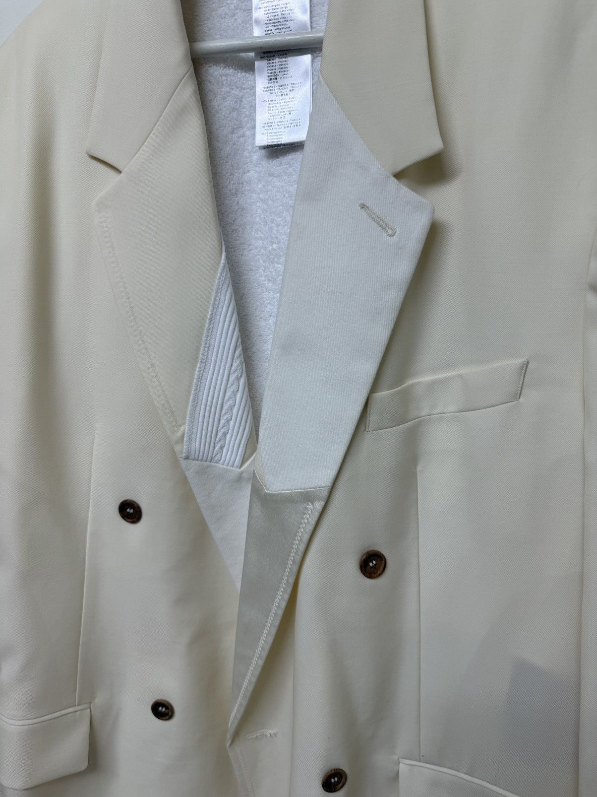 Magliano MAGLIANO Oversize Jacket in light yellow Size 38R - 3 Thumbnail
