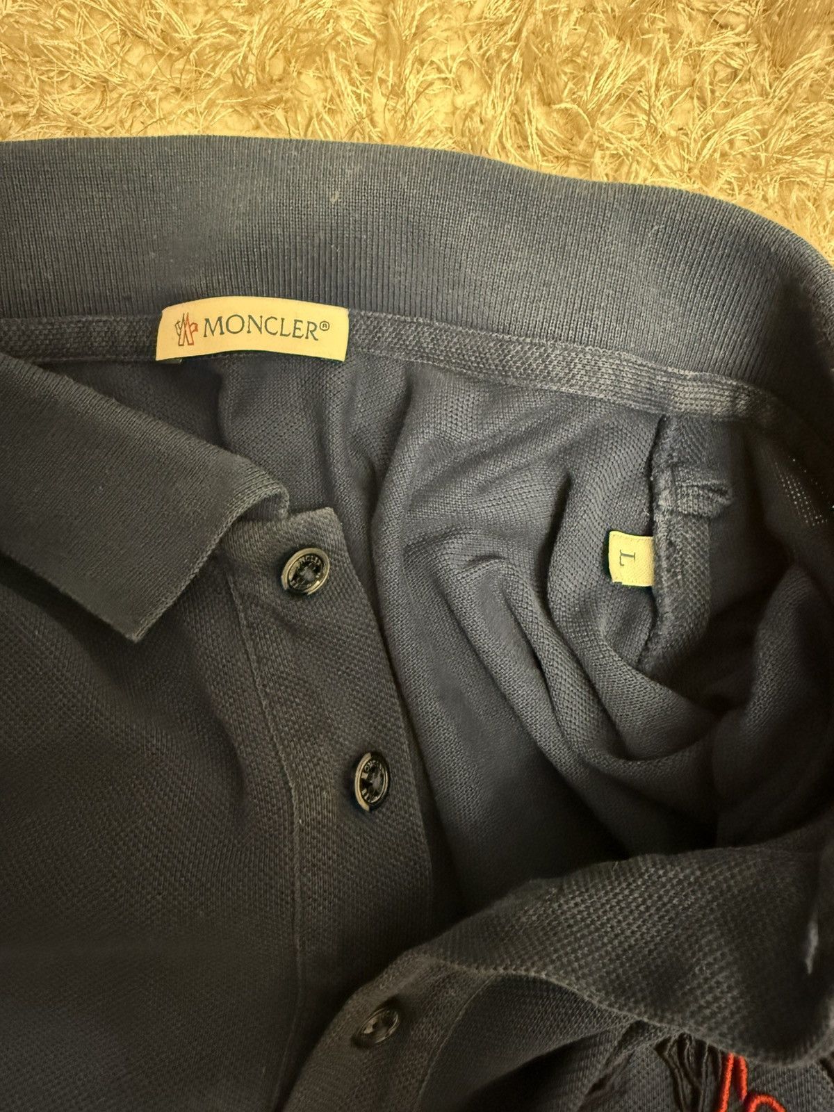 Gucci × Moncler × Polo Ralph Lauren T-shirt Moncler Maglia Polo Manica Corta Size US L / EU 52-54 / 3 - 5 Thumbnail