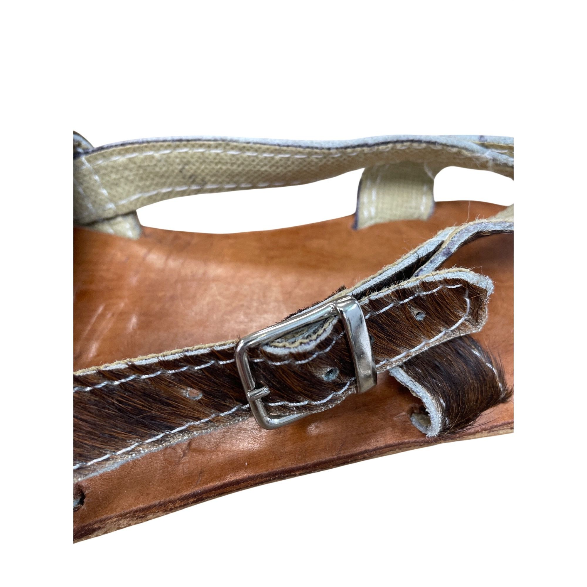 Other Arauca Cowhide hurache wms brown handmade leather sandals Sz Size US 5.5 / IT 35.5 - 13 Thumbnail