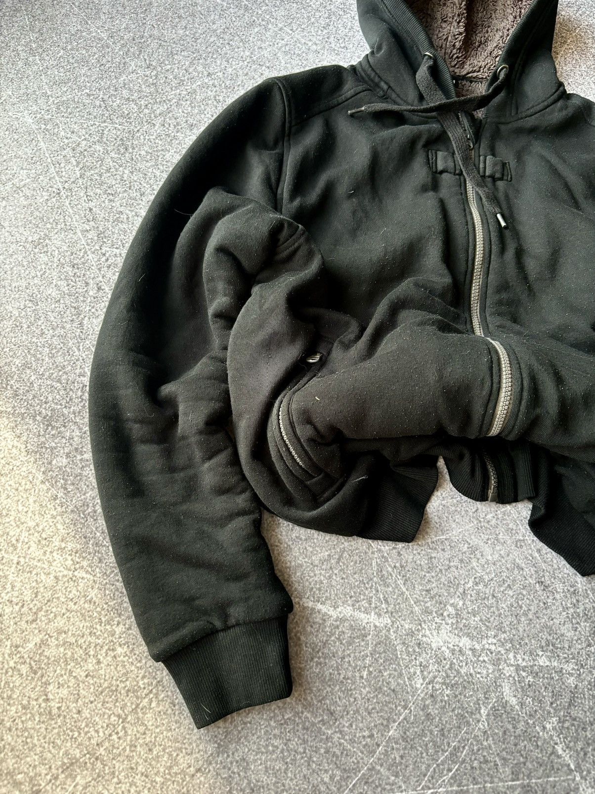 Hysteric Glamour × If Six Was Nine VINTAGE Y2K AVANT GARDE IF SIX WAS NINE STYLE FUR HOODIE Size US M / EU 48-50 / 2 - 2 Thumbnail