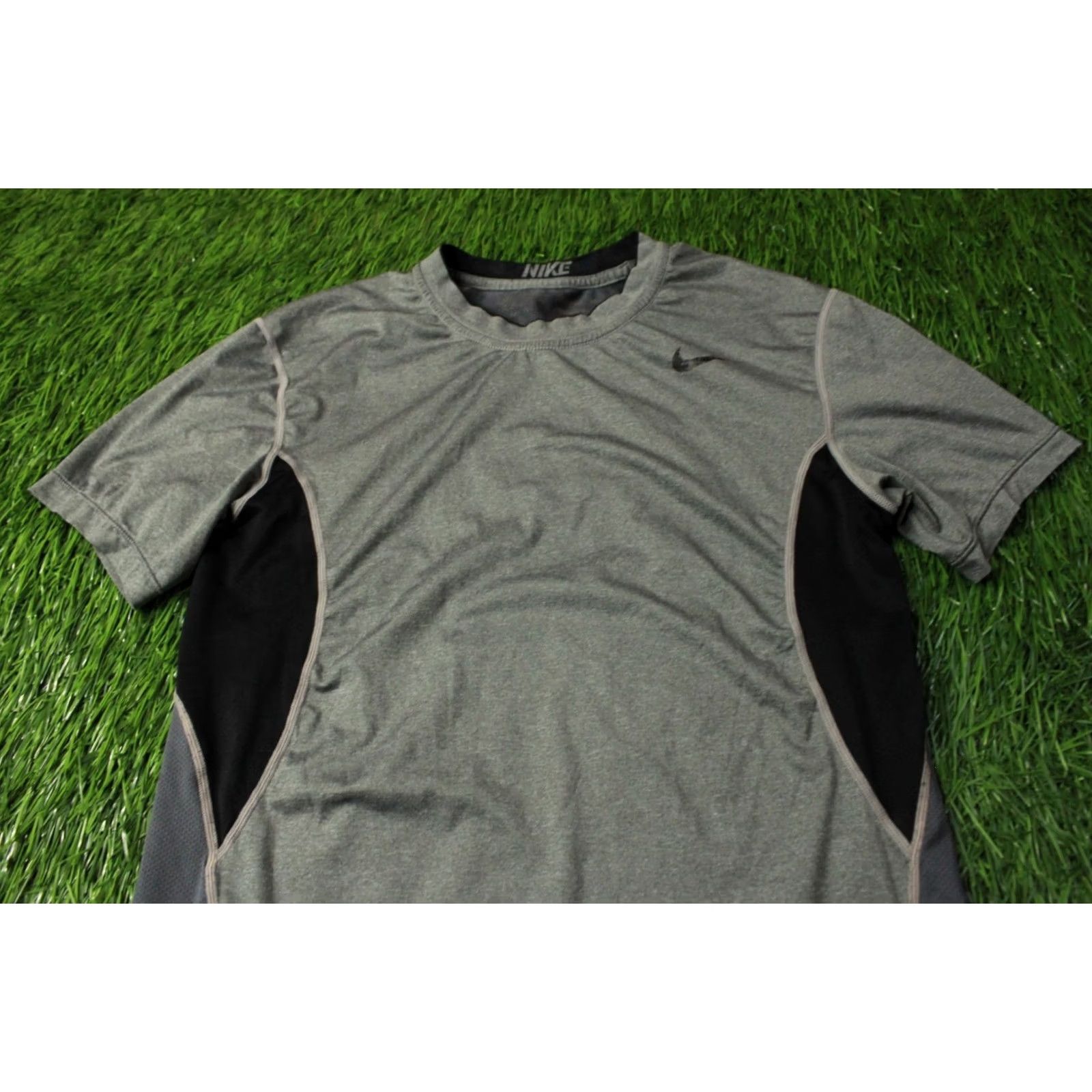 Nike NIKE Pro Combat Dri-FIT 2011 Compression Training Shirt Jersey L Gray Men Nike Pro Combat Dri-FIT Shirt L Mens Size US L / EU 52-54 / 3 - 3 Thumbnail