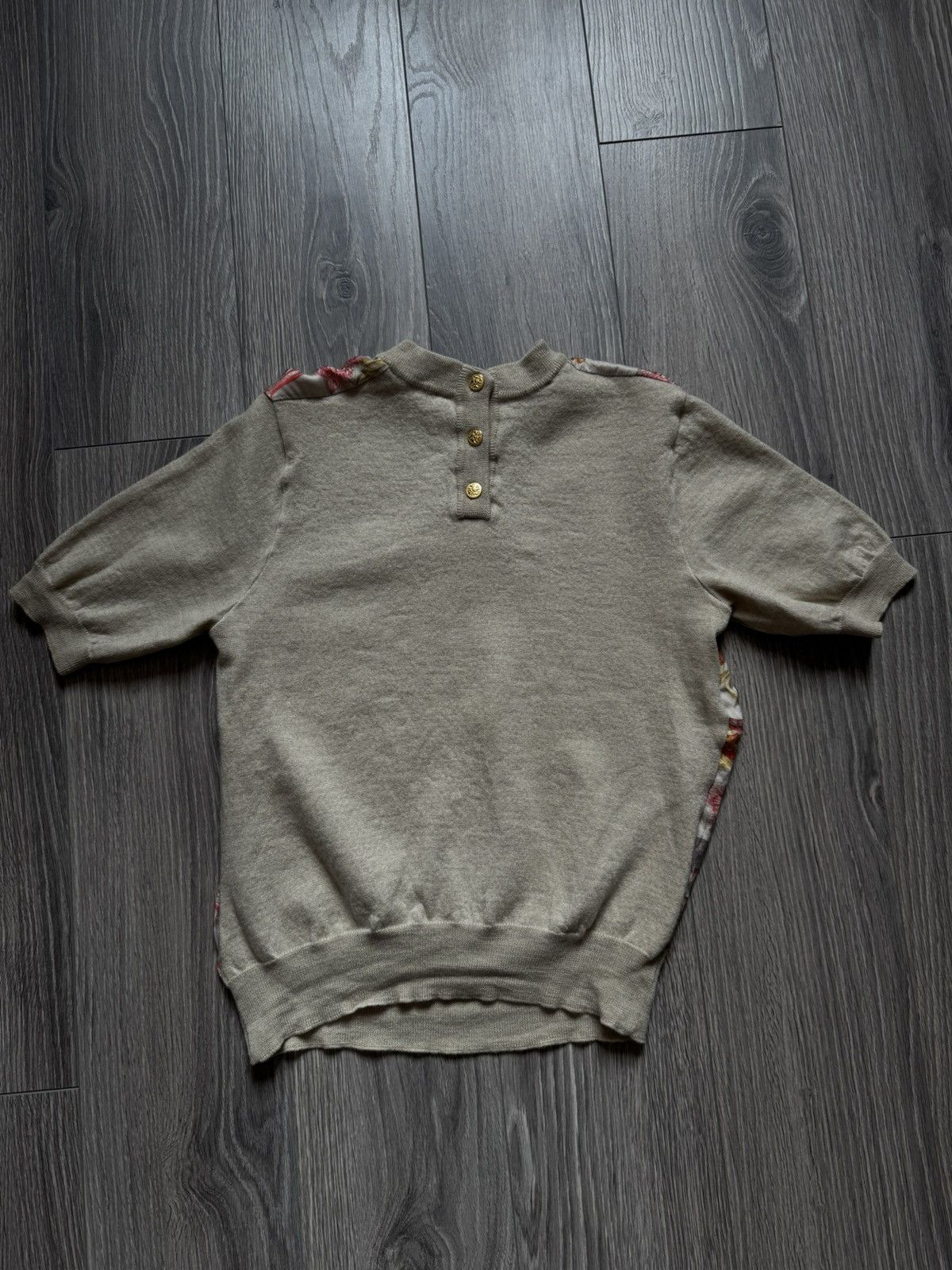 Salvatore Ferragamo Salvatore Ferragamo Wool/Silk Short Sleeve Animal t-shirt Size M / US 6-8 / IT 42-44 - 3 Thumbnail