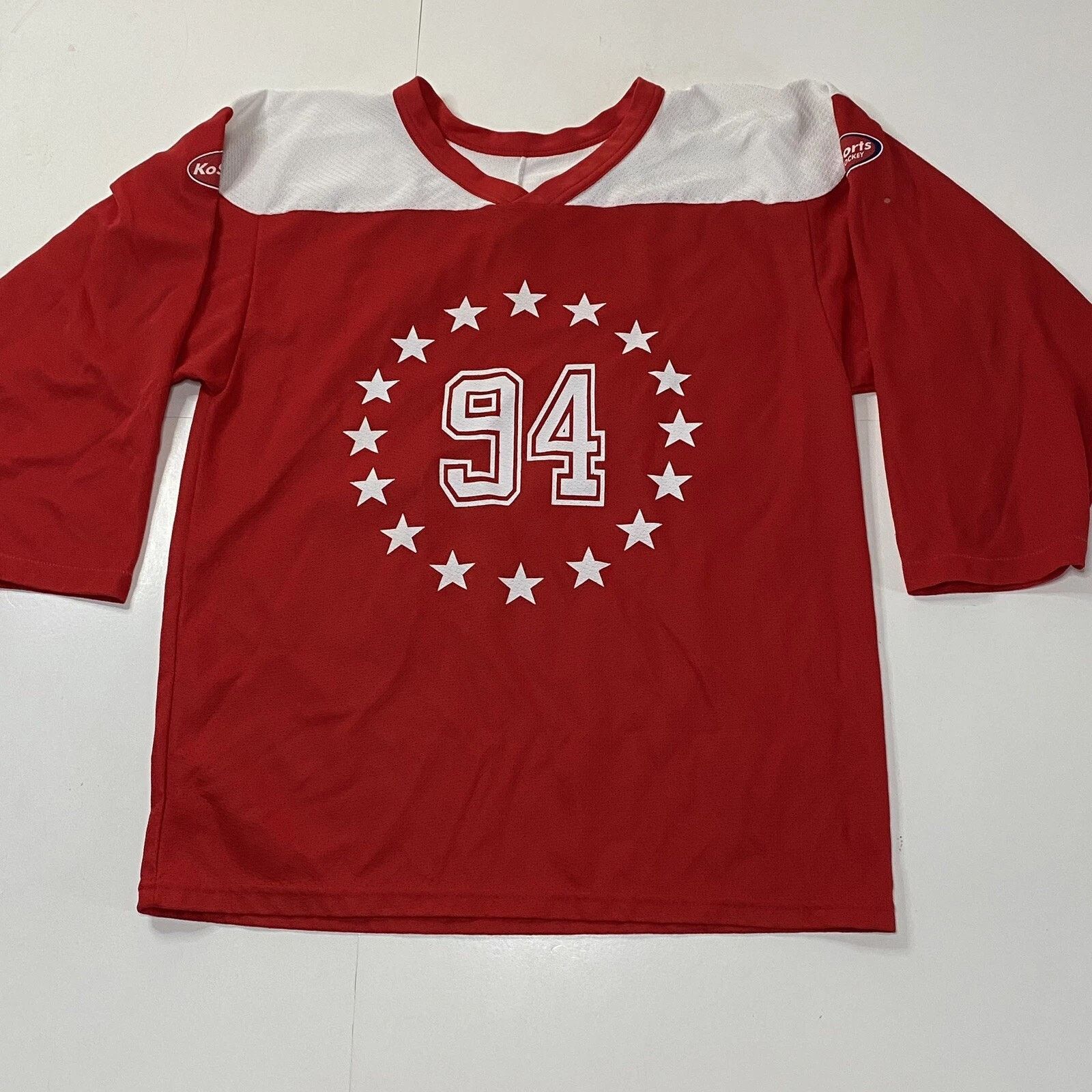 CCM Vintage Hockey Jersey Red #94 Honzo Men’s Small