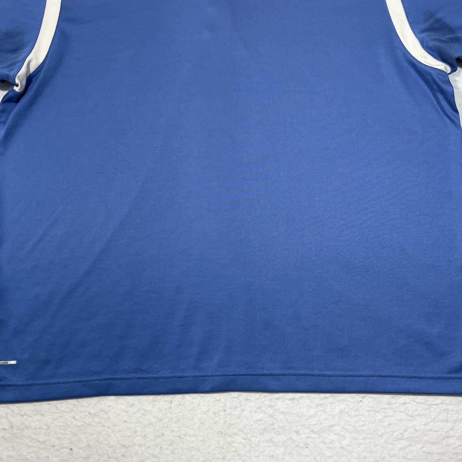 Adidas Adidas Blue Short Sleeve Lightweight Polo Athletic Shirt Size US L / EU 52-54 / 3 - 11 Thumbnail