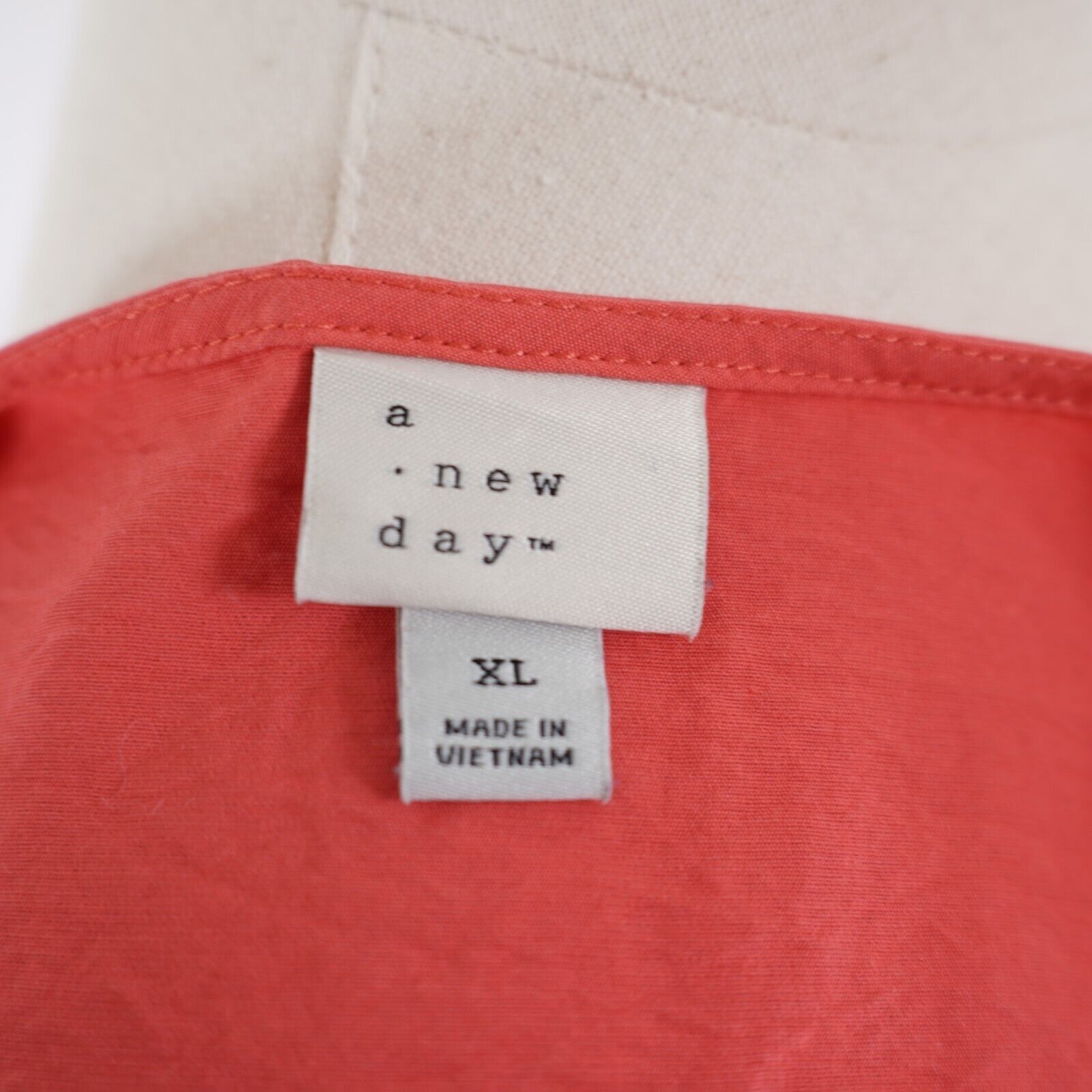Designer A New Day XL Pink V-Neck Long Fitted Sleeve Blouse Rayon / N Size XL / US 12-14 / IT 48-50 - 7 Thumbnail